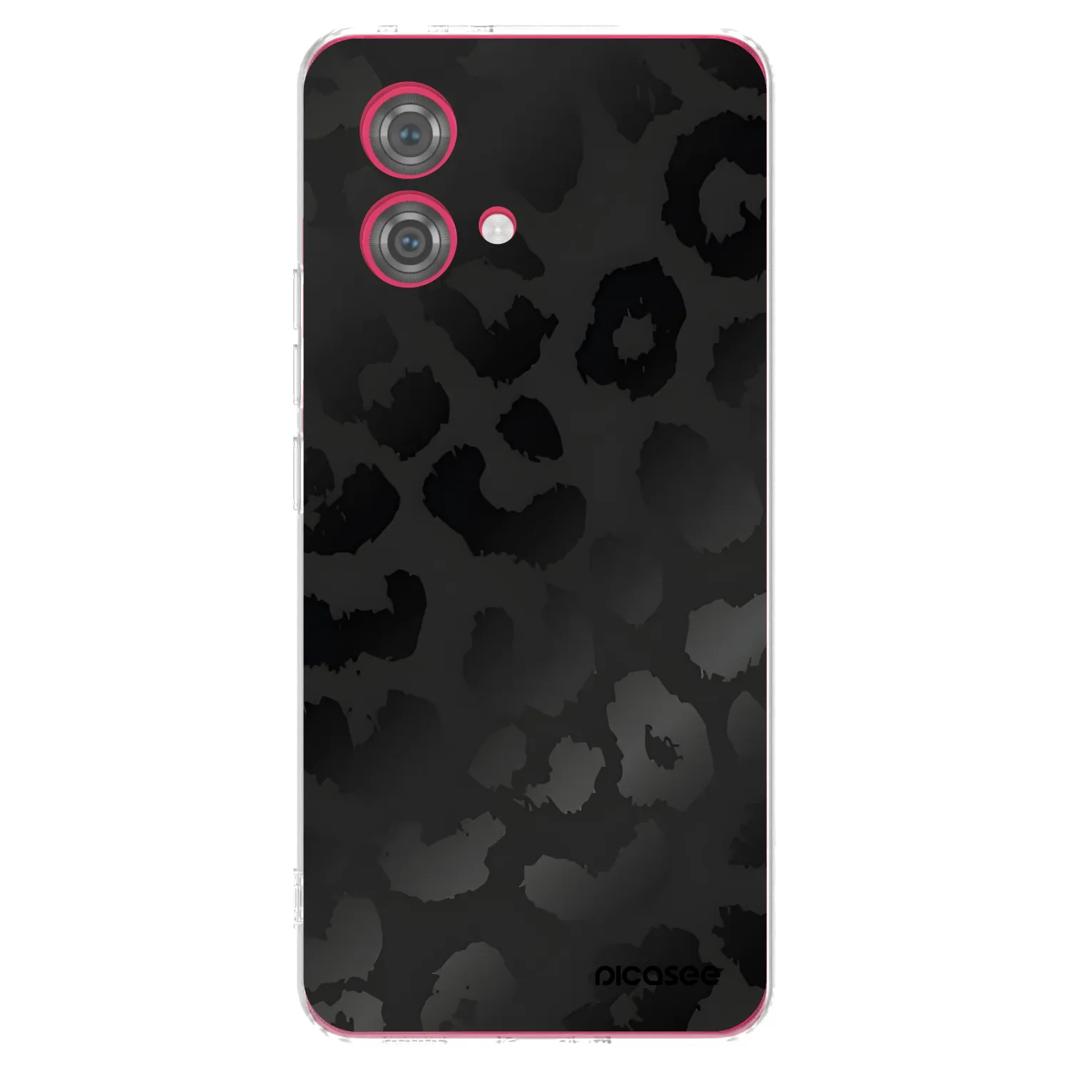 Picasee διαφανής θήκη σιλικόνης Motorola Moto G84 5G - Midnight Leopard