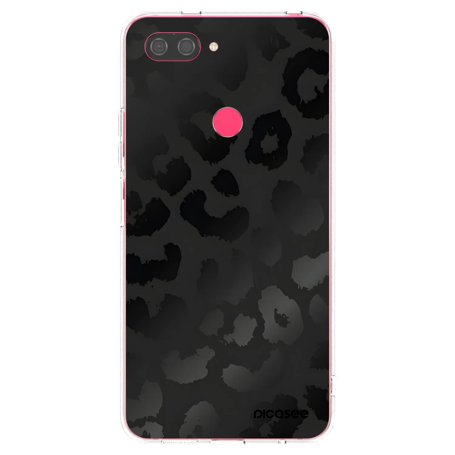 Picasee διαφανής θήκη σιλικόνης Xiaomi Mi 8 Lite - Midnight Leopard