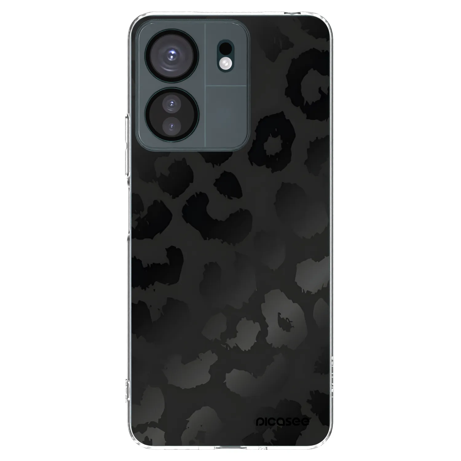 Picasee διαφανής θήκη σιλικόνης Xiaomi Redmi 13C 4G - Midnight Leopard