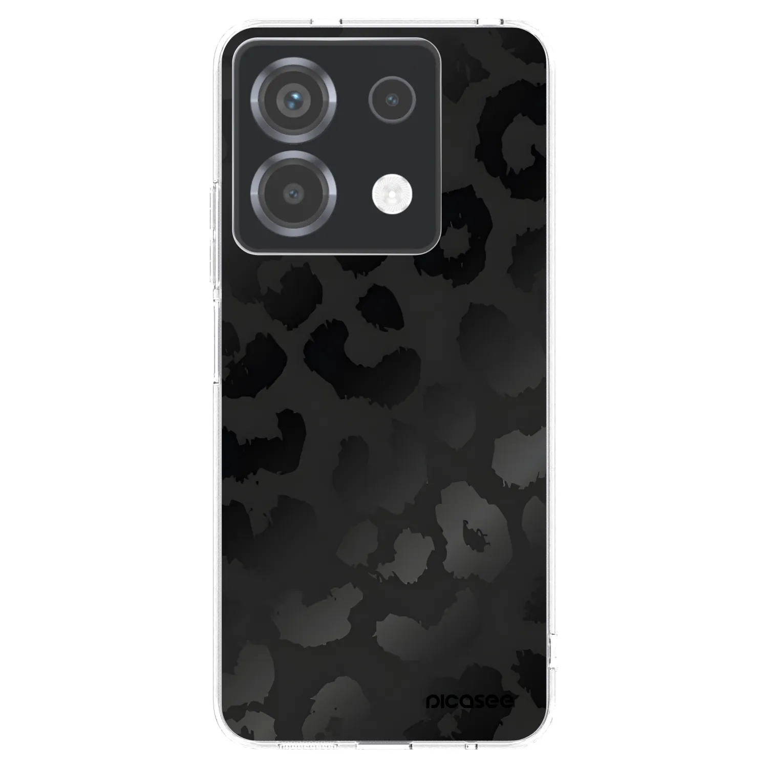 Picasee διαφανής θήκη σιλικόνης Xiaomi Poco X6 - Midnight Leopard
