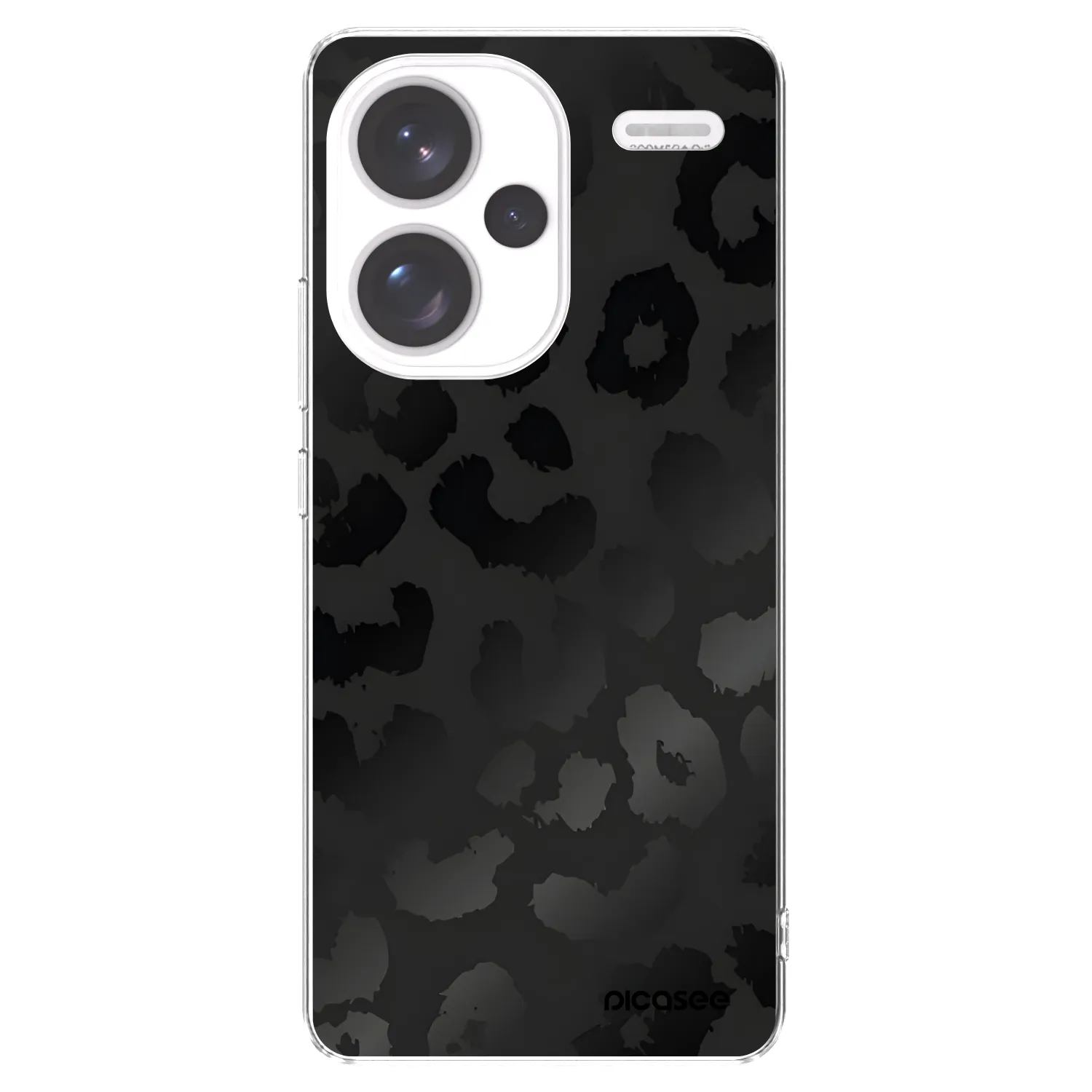 Picasee διαφανής θήκη σιλικόνης Xiaomi Redmi Note 13 Pro+ 5G - Midnight Leopard