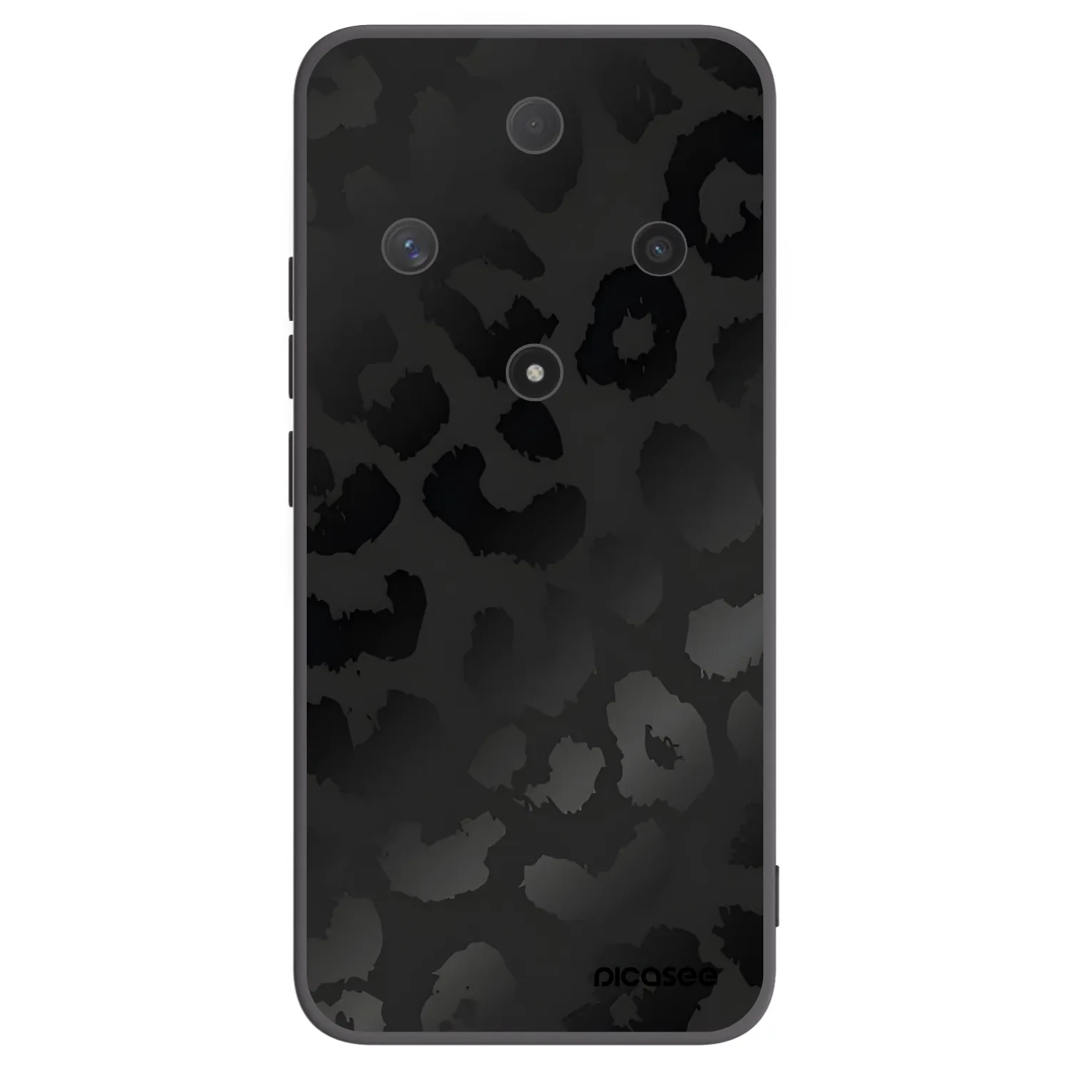 Picasee Μαύρη θήκη σιλικόνης για Honor Magic6 Lite 5G - Midnight Leopard