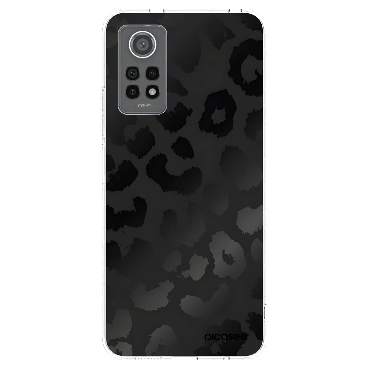 Picasee διαφανής θήκη σιλικόνης Xiaomi Redmi Note 12 Pro 4G - Midnight Leopard