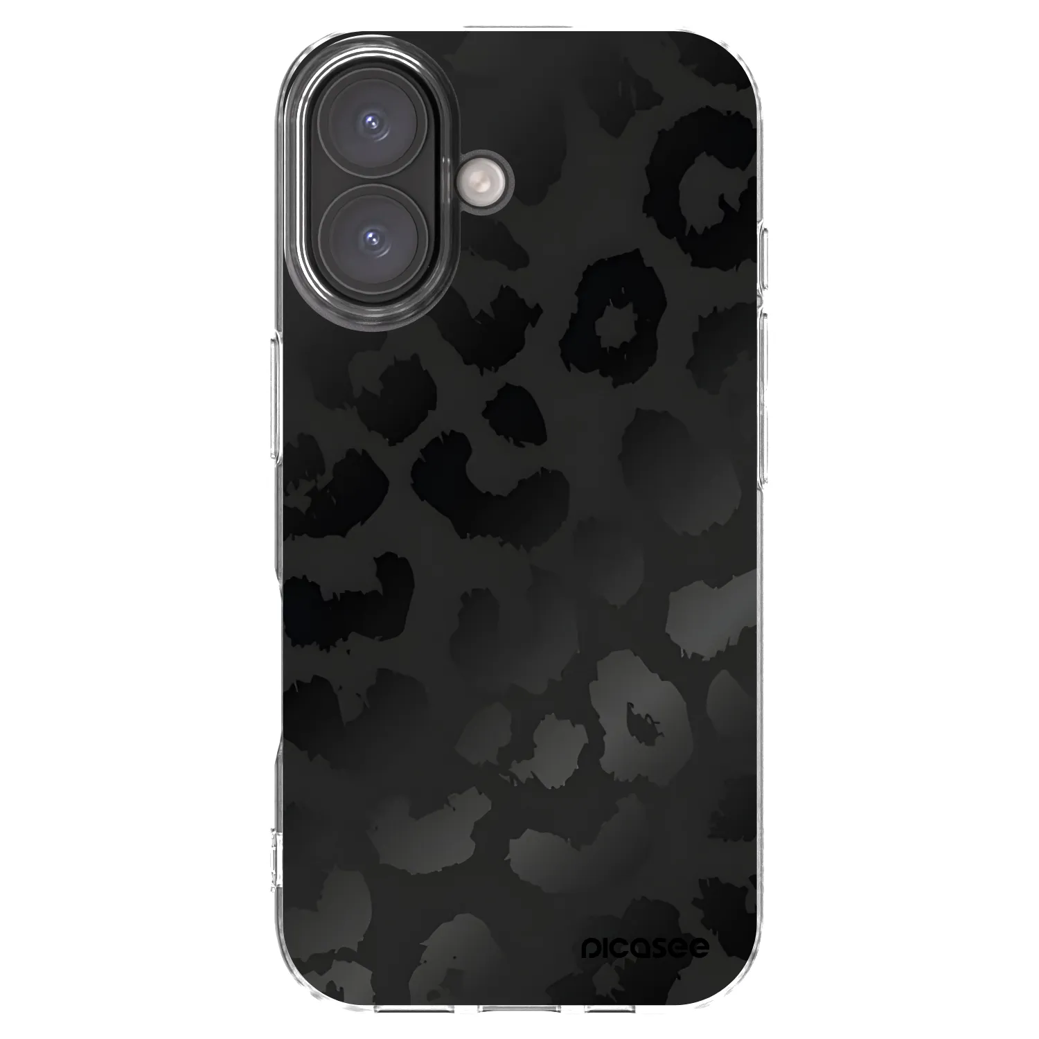 Picasee διαφανής θήκη σιλικόνης Apple iPhone 16 - Midnight Leopard