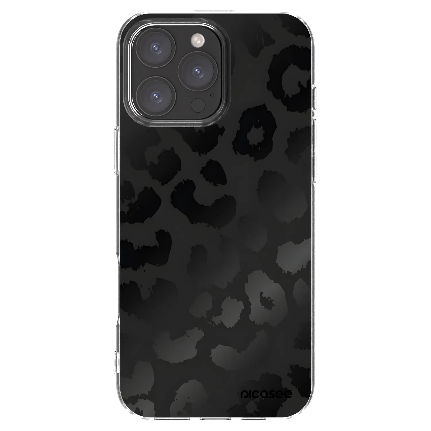 Picasee διαφανής θήκη σιλικόνης Apple iPhone 16 Pro Max - Midnight Leopard