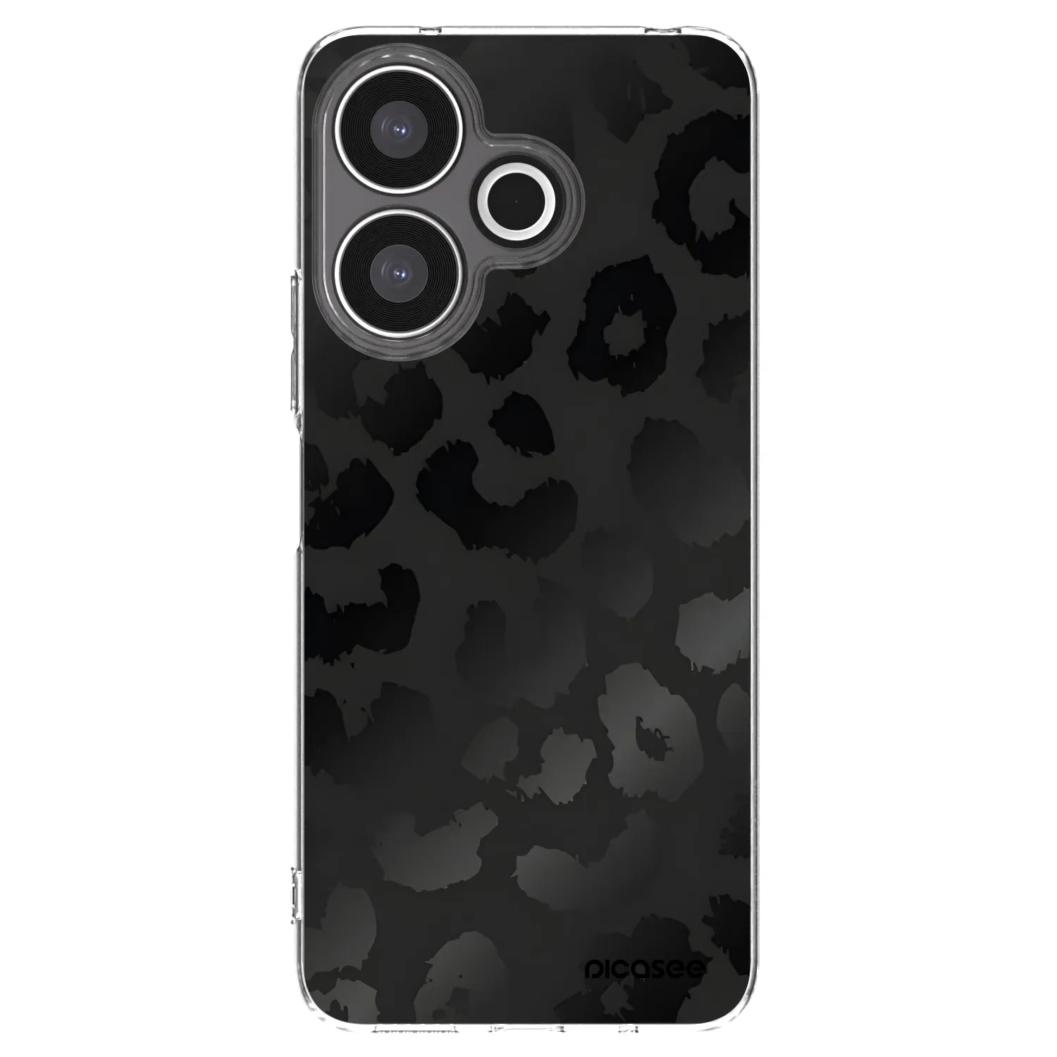 Picasee διαφανής θήκη σιλικόνης Xiaomi Redmi 13 4G - Midnight Leopard