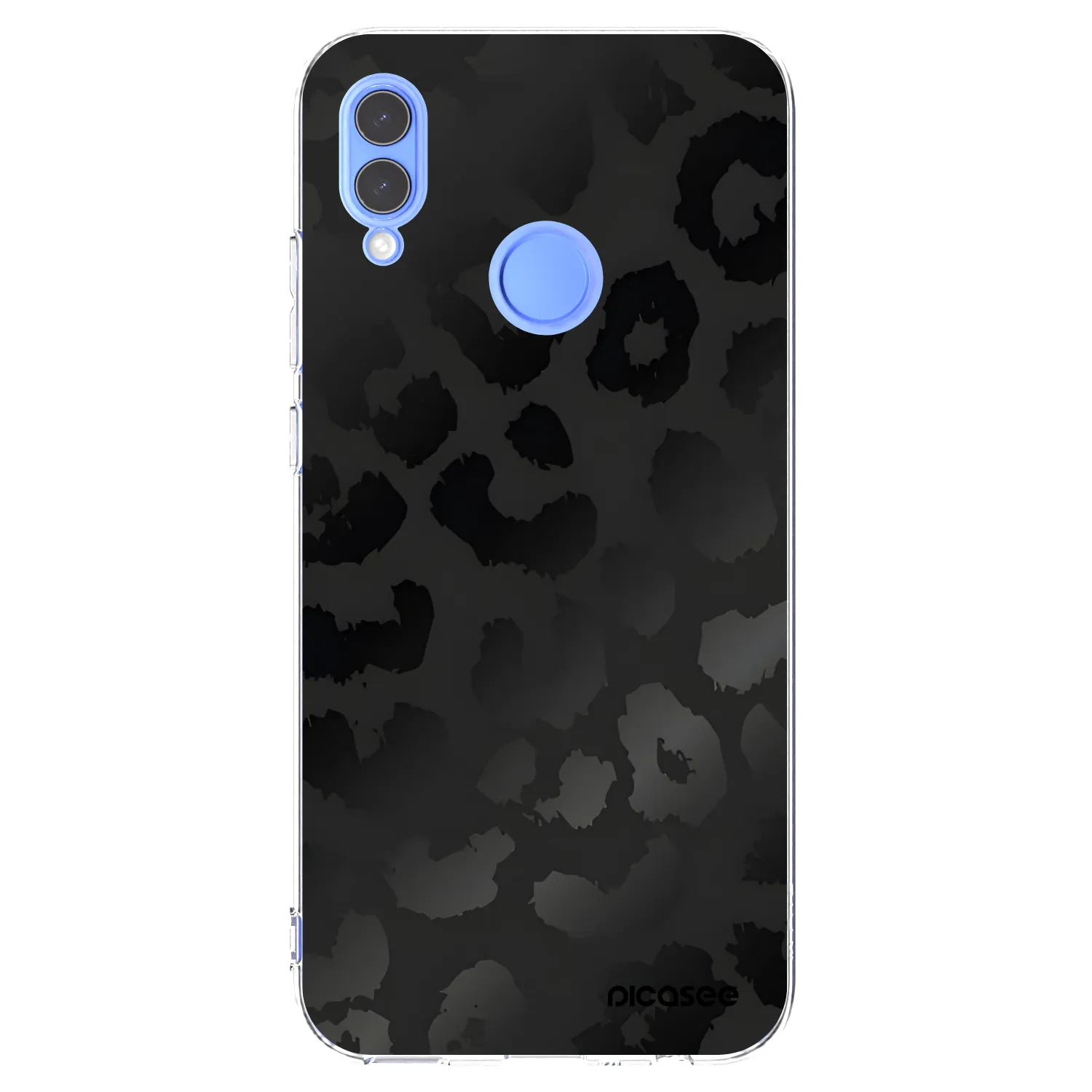 Picasee διαφανής θήκη σιλικόνης Huawei P Smart 2019 - Midnight Leopard