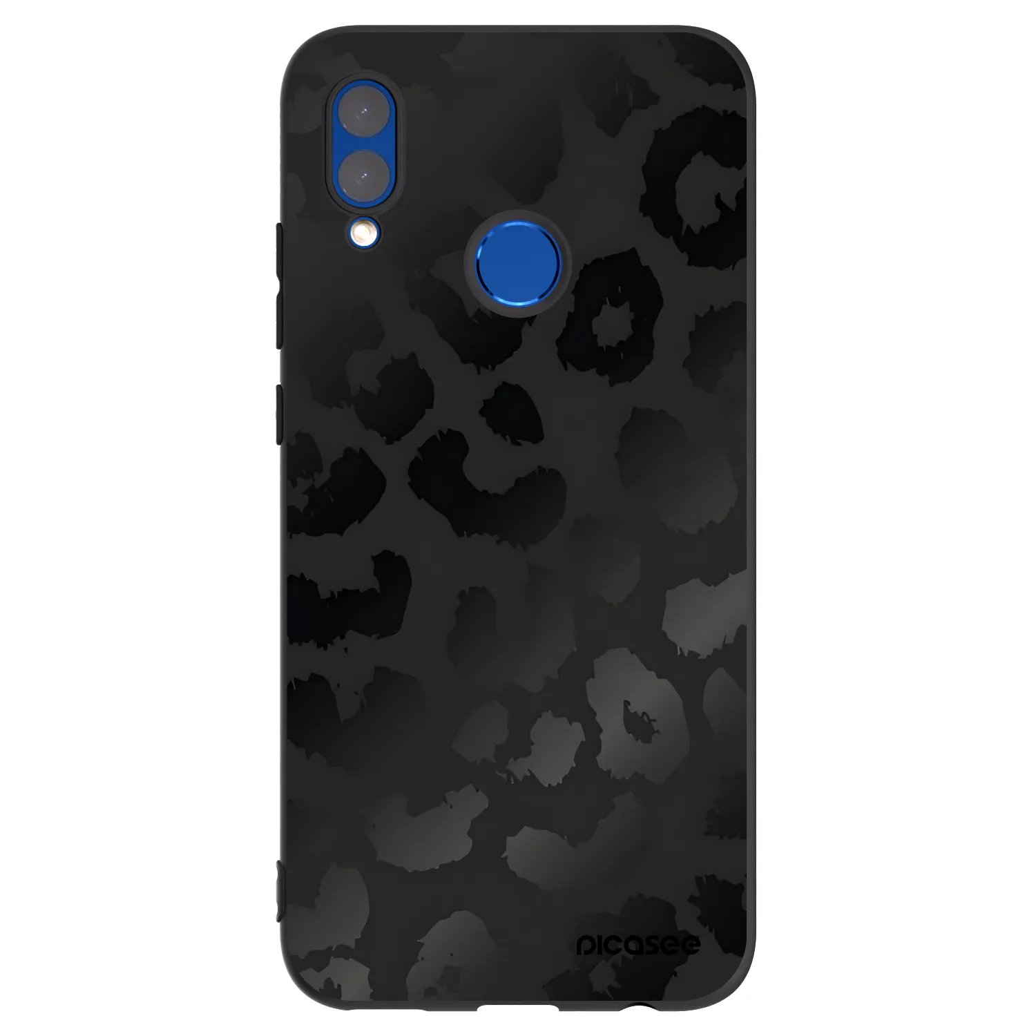 Picasee Μαύρη θήκη σιλικόνης για Honor 10 Lite - Midnight Leopard