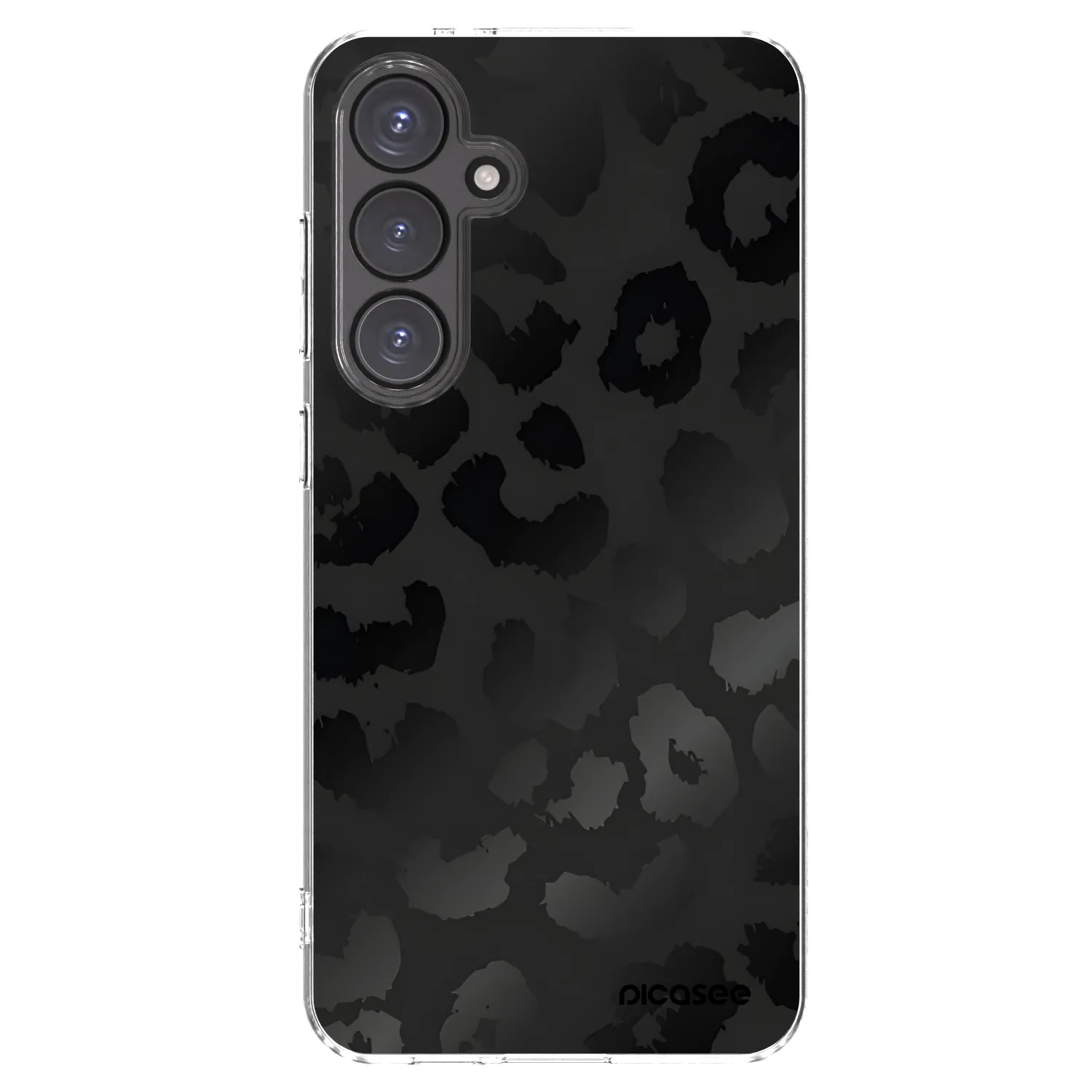 Picasee διαφανής θήκη σιλικόνης Samsung Galaxy S24 FE S721B - Midnight Leopard