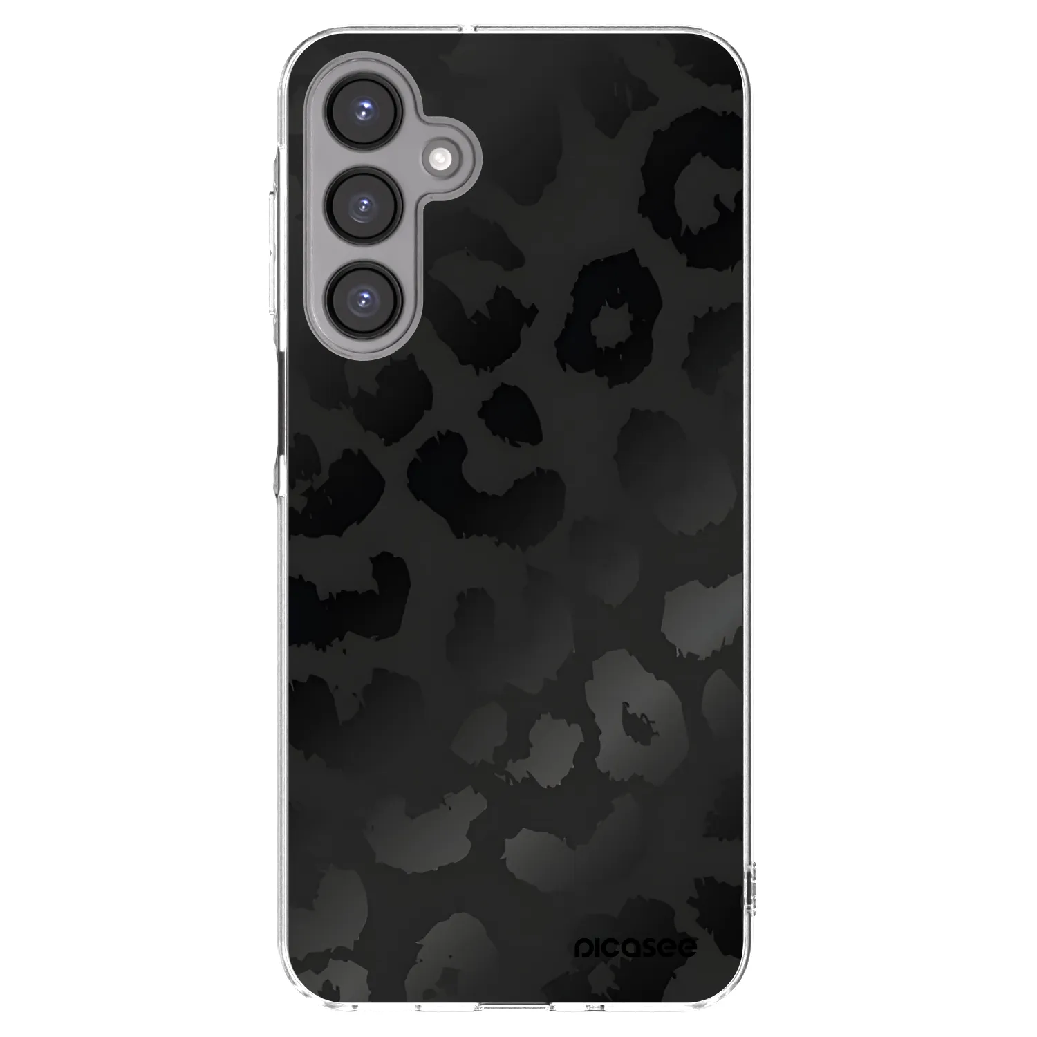 Picasee διαφανής θήκη σιλικόνης Samsung Galaxy A16 5G - Midnight Leopard