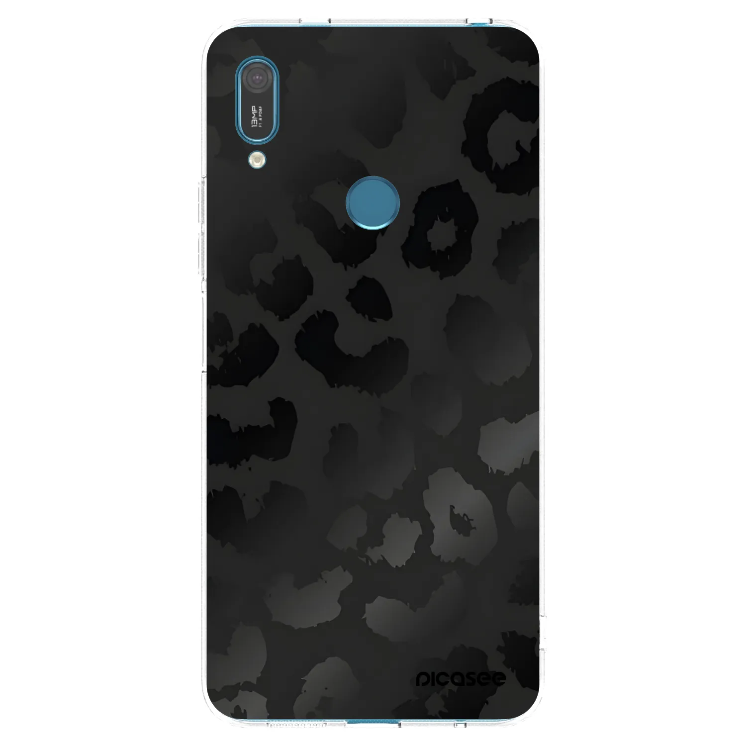 Picasee διαφανής θήκη σιλικόνης Huawei Y7 2019 - Midnight Leopard