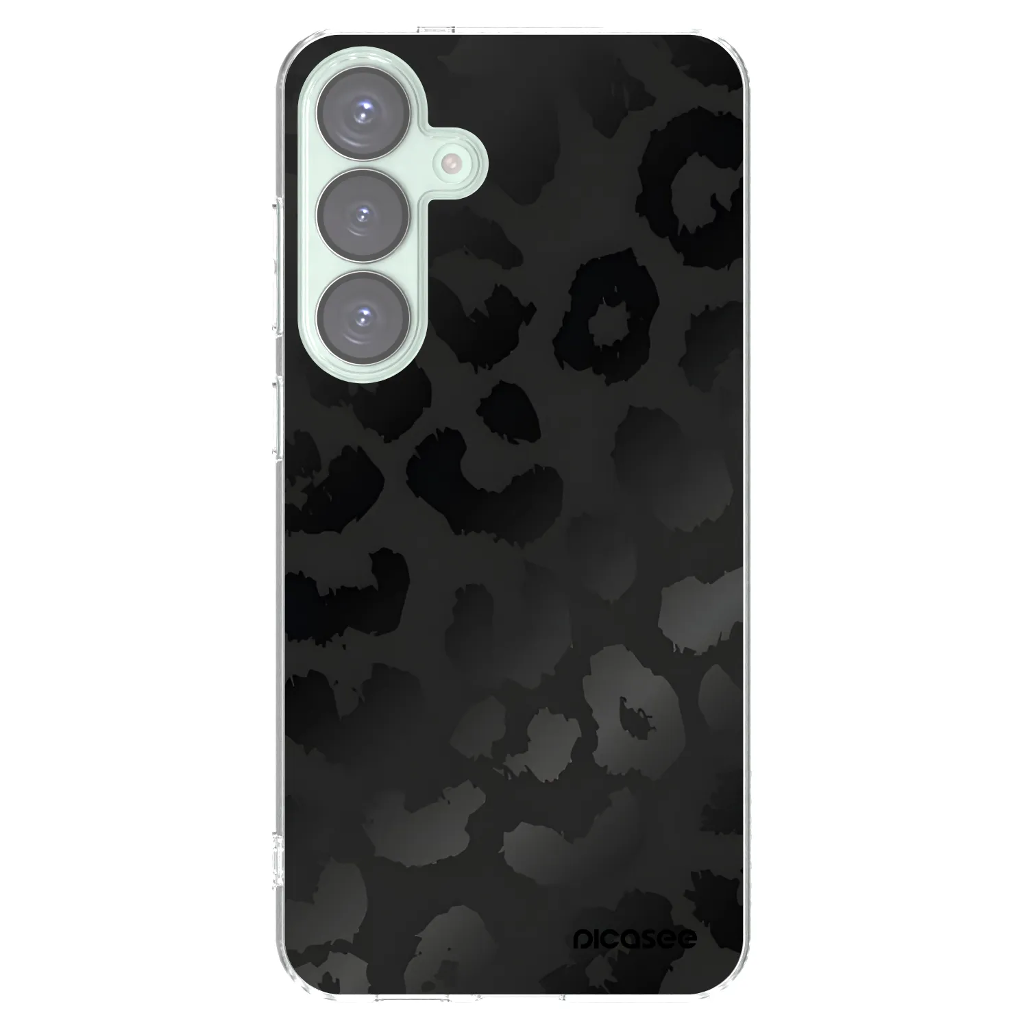 Picasee διαφανής θήκη σιλικόνης Samsung Galaxy S25+ 5G - Midnight Leopard