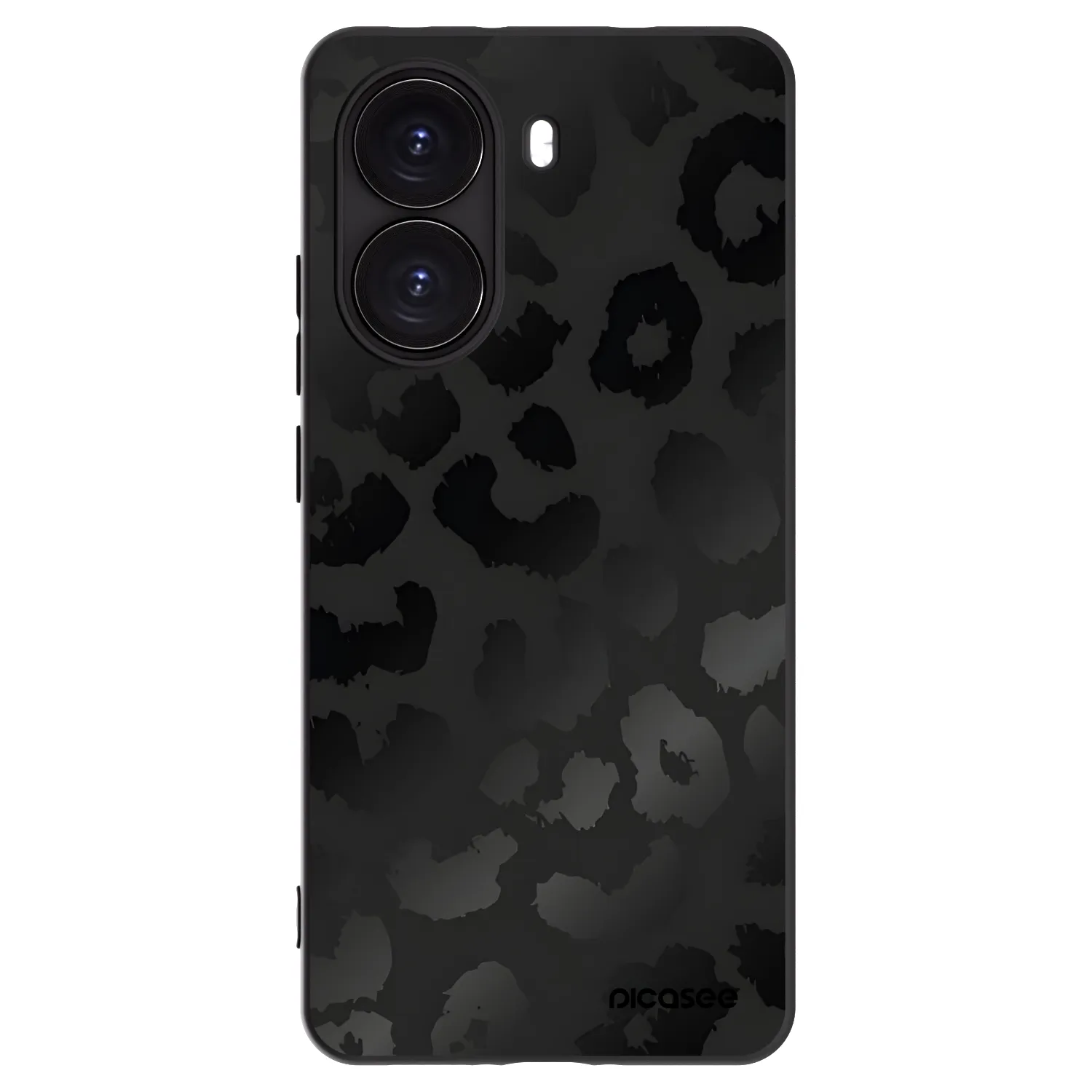 Picasee Μαύρη θήκη σιλικόνης για Xiaomi Poco X7 Pro 5G - Midnight Leopard