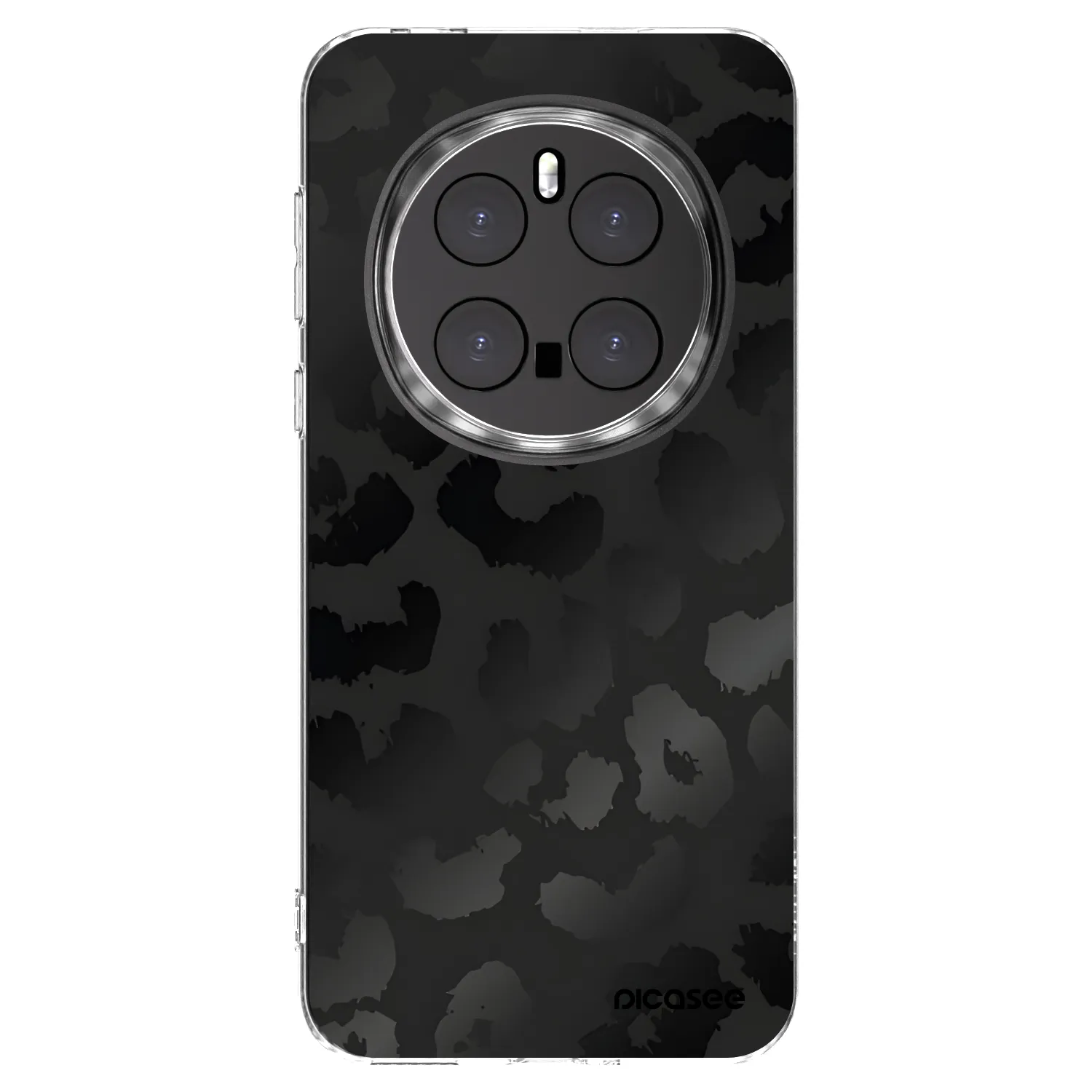 Picasee διαφανής θήκη σιλικόνης Honor Magic7 Pro 5G - Midnight Leopard