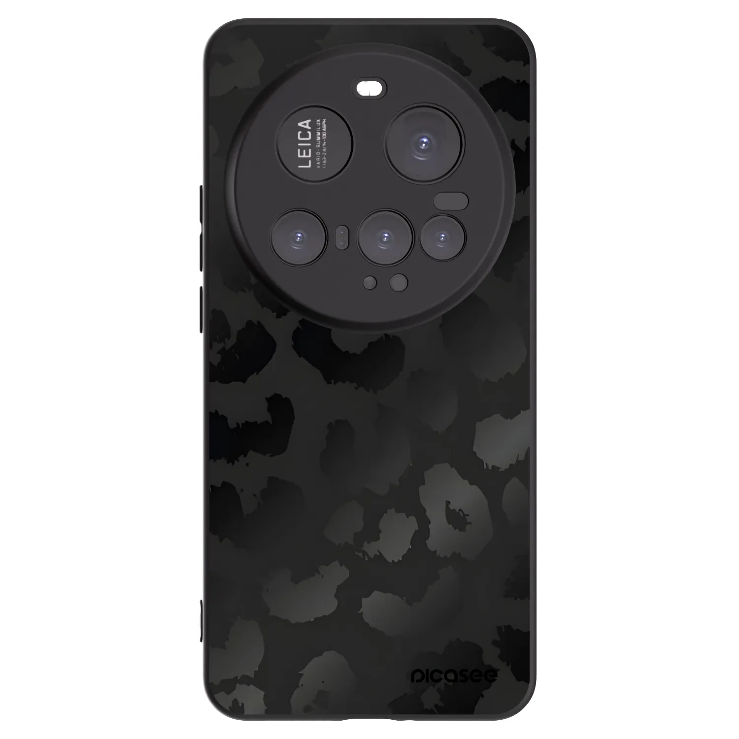 Picasee Μαύρη θήκη σιλικόνης για Xiaomi 15 Ultra - Midnight Leopard