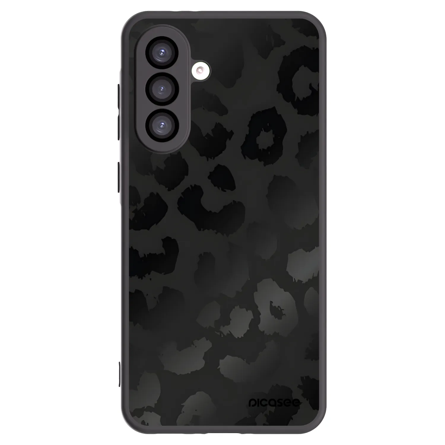 Picasee Μαύρη θήκη σιλικόνης για Samsung Galaxy A26 5G A266B - Midnight Leopard