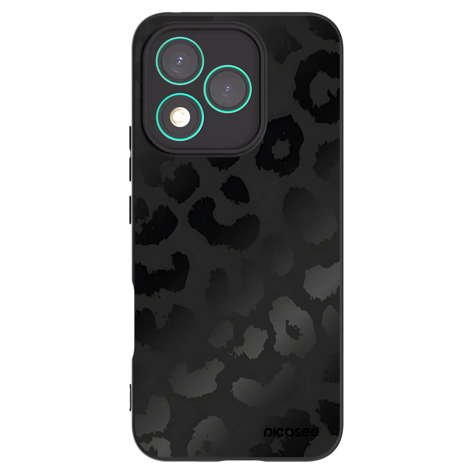 Picasee Μαύρη θήκη σιλικόνης για Honor 400 Lite 5G - Midnight Leopard