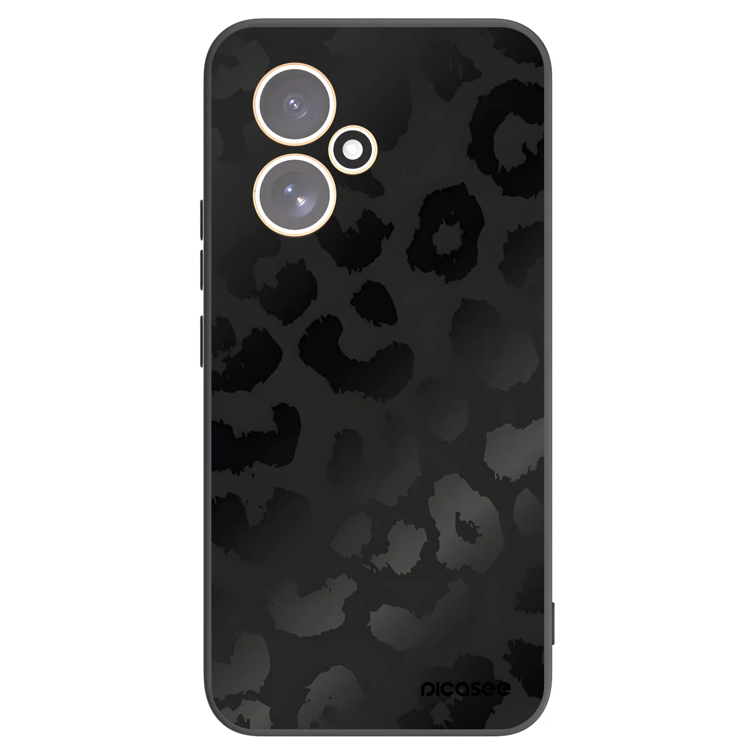 Picasee Μαύρη θήκη σιλικόνης για Honor 400 5G - Midnight Leopard