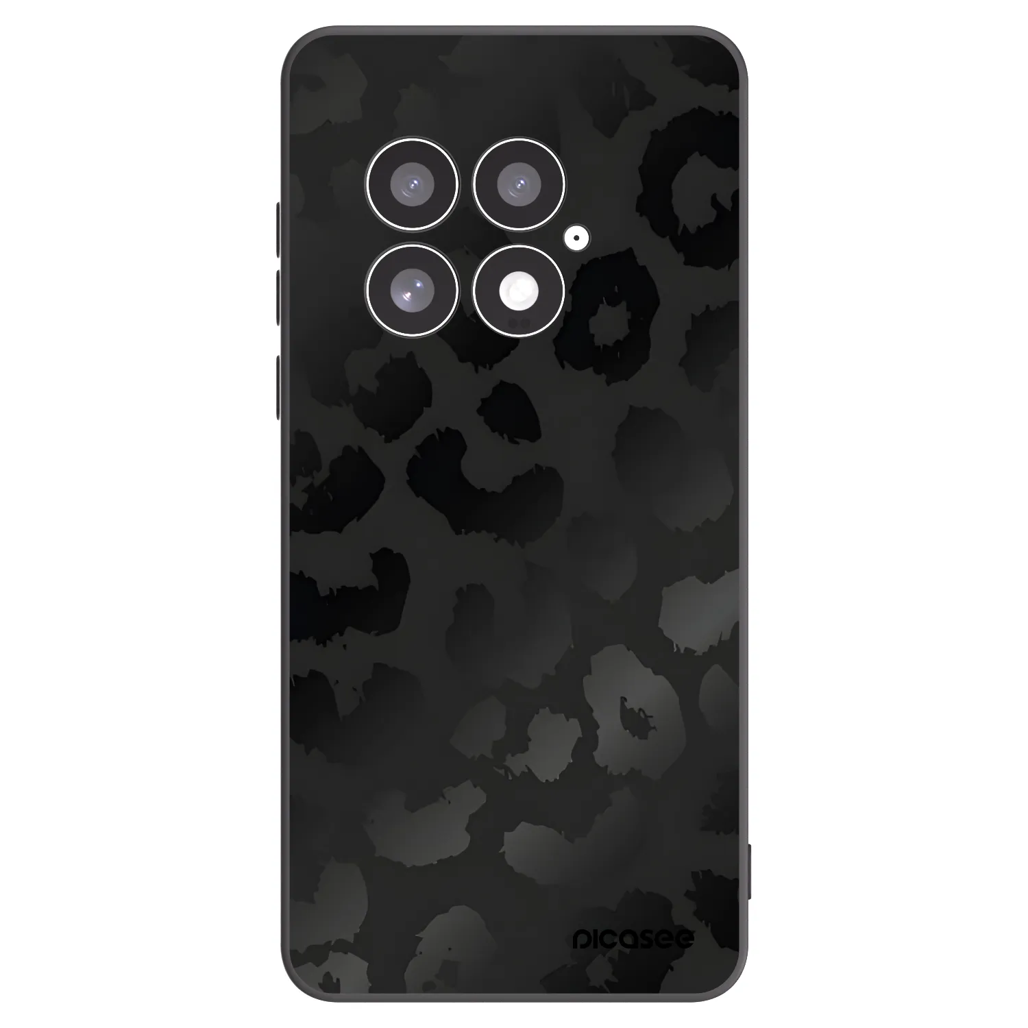 Picasee Μαύρη θήκη σιλικόνης για OnePlus 13 5G - Midnight Leopard