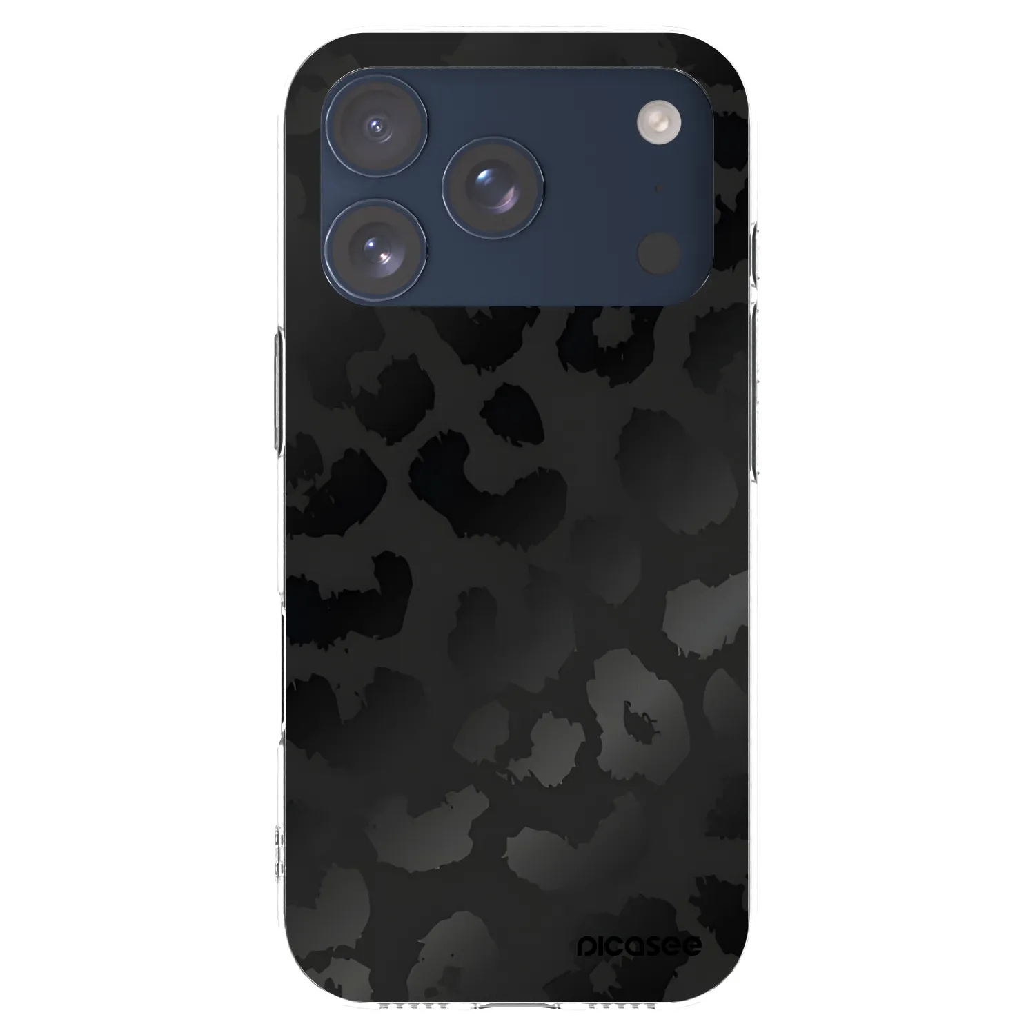 Picasee διαφανής θήκη σιλικόνης Apple iPhone 17 Pro - Midnight Leopard