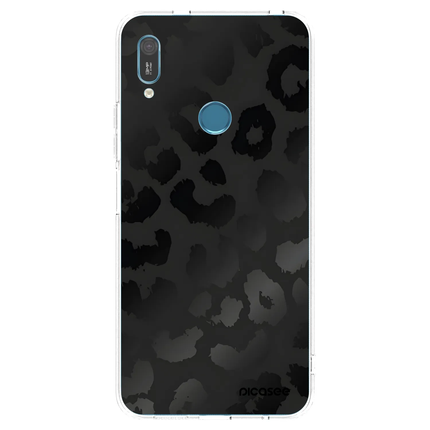 Picasee διαφανής θήκη σιλικόνης Huawei Y6 2019 - Midnight Leopard