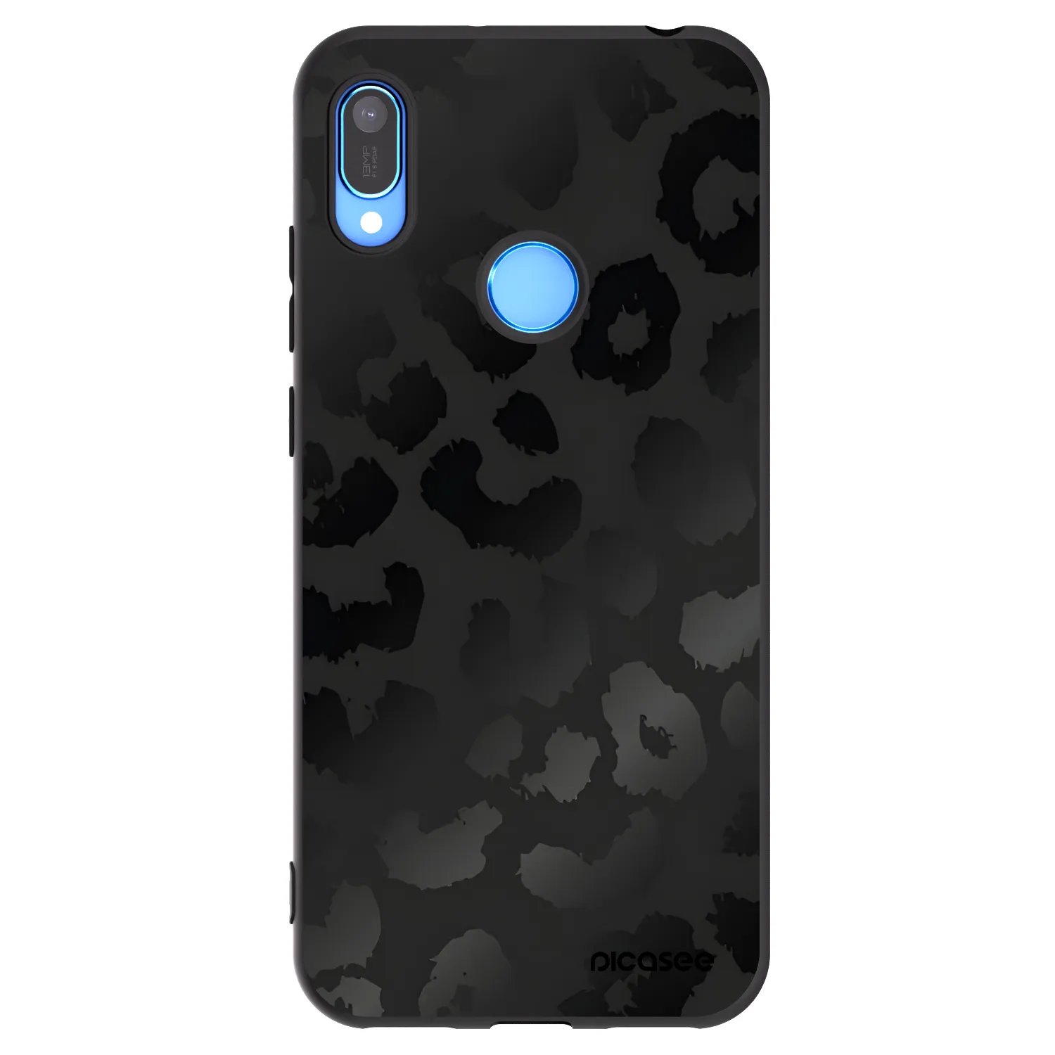 Picasee Μαύρη θήκη σιλικόνης για Huawei Y6 2019 - Midnight Leopard