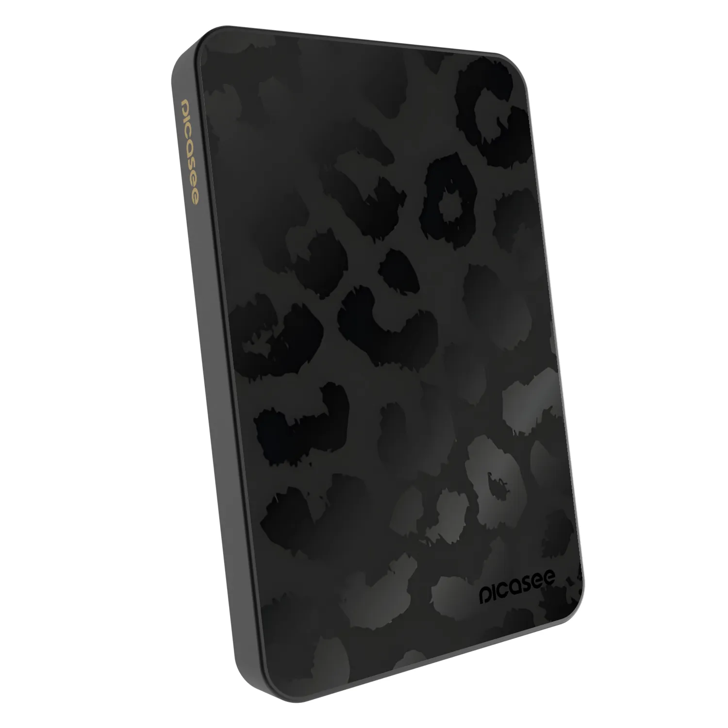 Picasee Powerbank με MagSafe 5 000 mAh Γκρί - Midnight Leopard