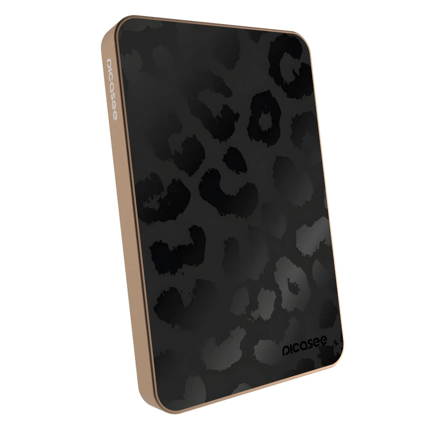 Picasee Powerbank με MagSafe 5 000 mAh Χρυσαφένιος - Midnight Leopard