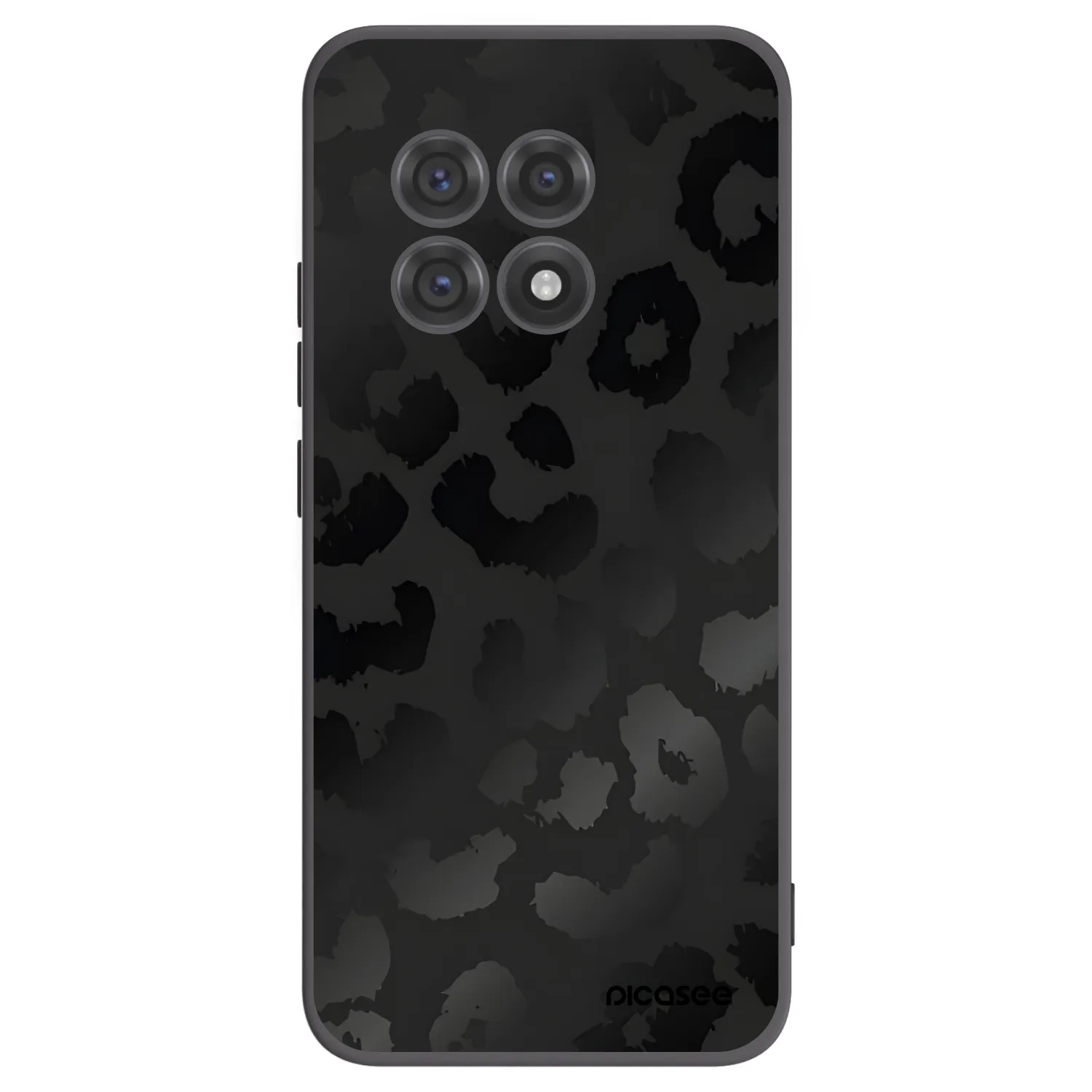 Picasee Μαύρη θήκη σιλικόνης για OnePlus 13R 5G - Midnight Leopard