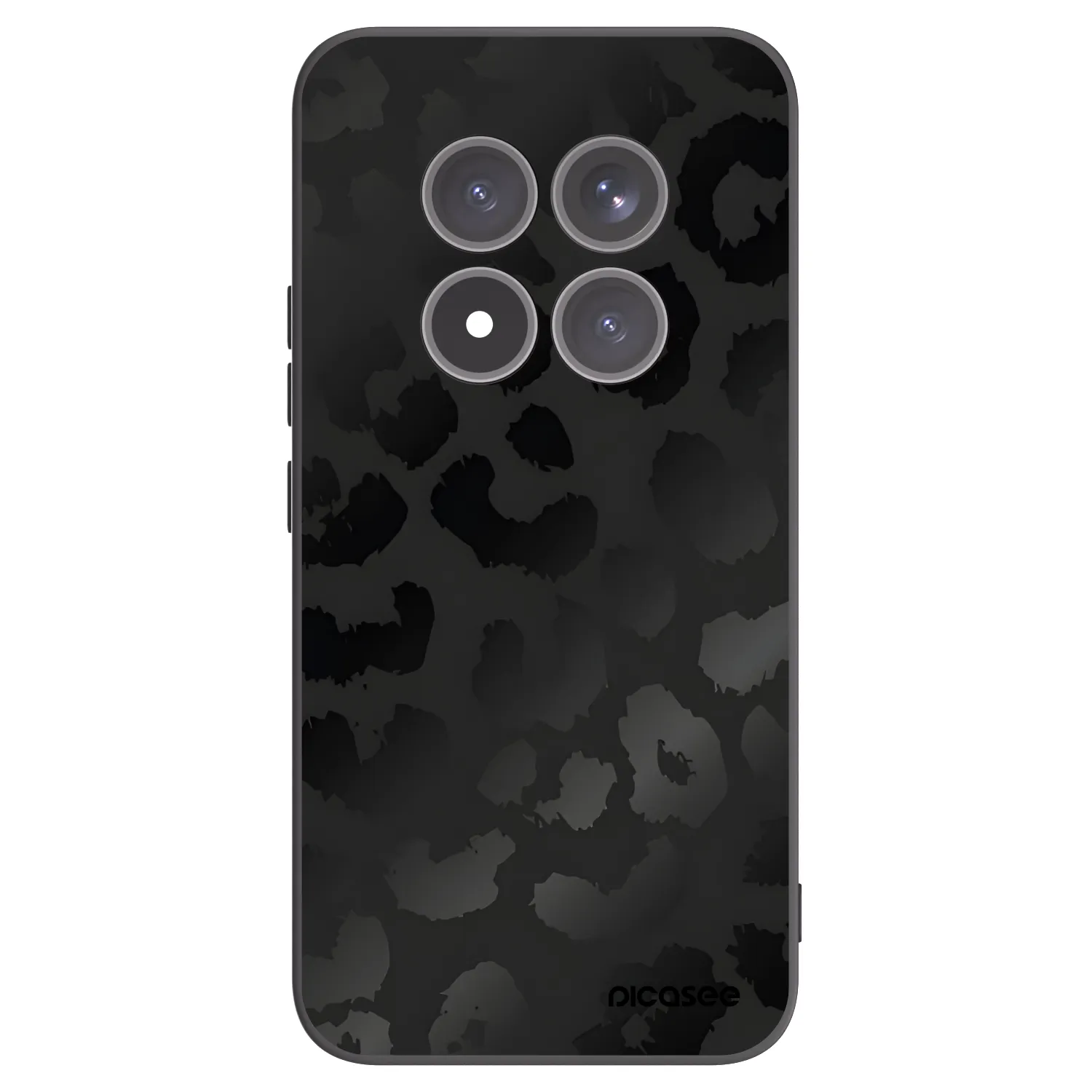 Picasee Μαύρη θήκη σιλικόνης για Xiaomi Redmi Note 15 Pro+ - Midnight Leopard
