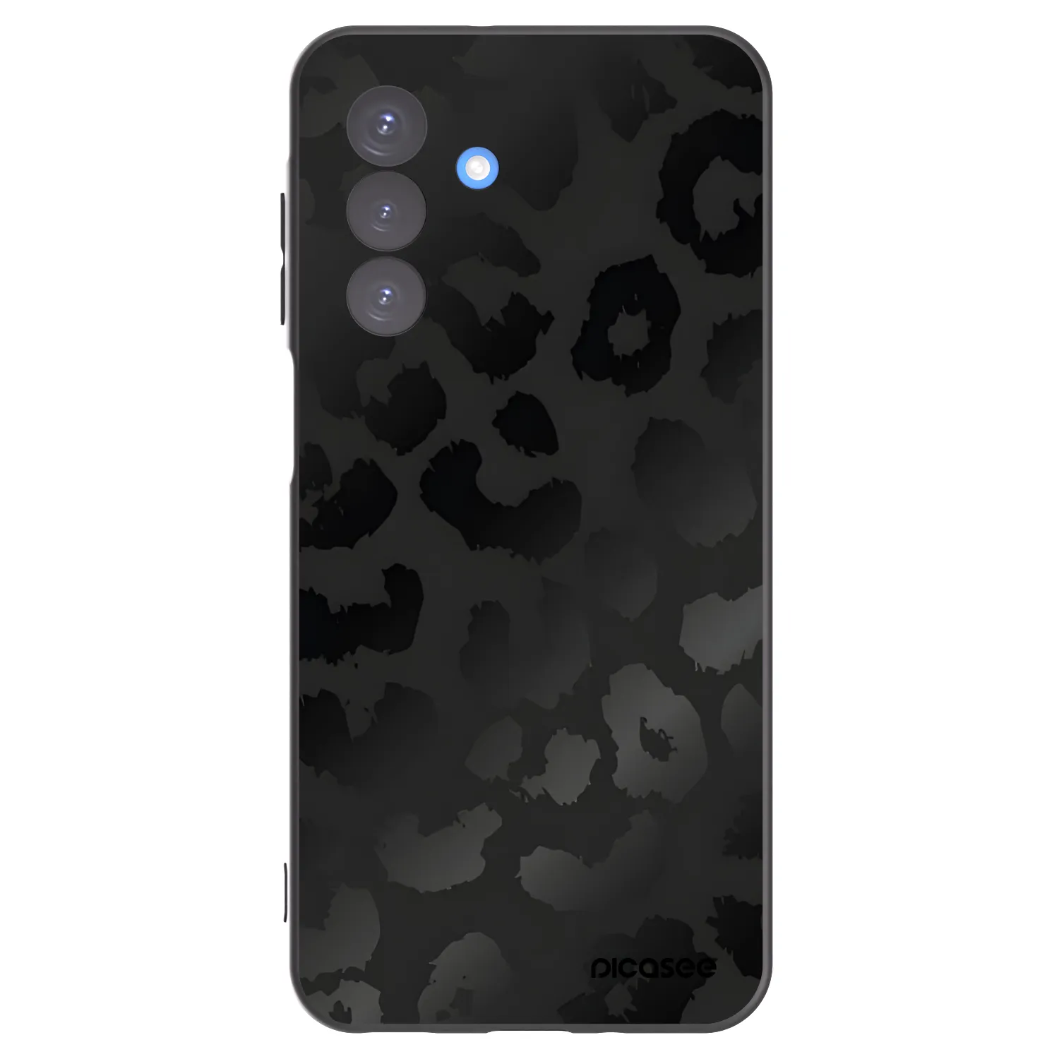 Picasee Μαύρη θήκη σιλικόνης για Samsung Galaxy A17 5G - Midnight Leopard