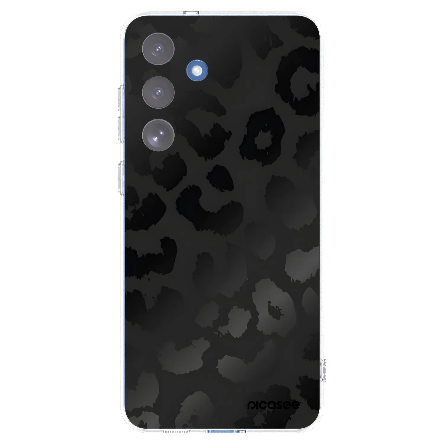 Picasee διαφανής θήκη σιλικόνης Samsung Galaxy S25 FE 5G - Midnight Leopard