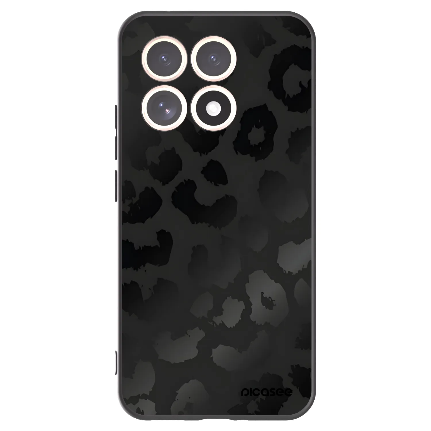 Picasee Μαύρη θήκη σιλικόνης για Xiaomi 15T - Midnight Leopard