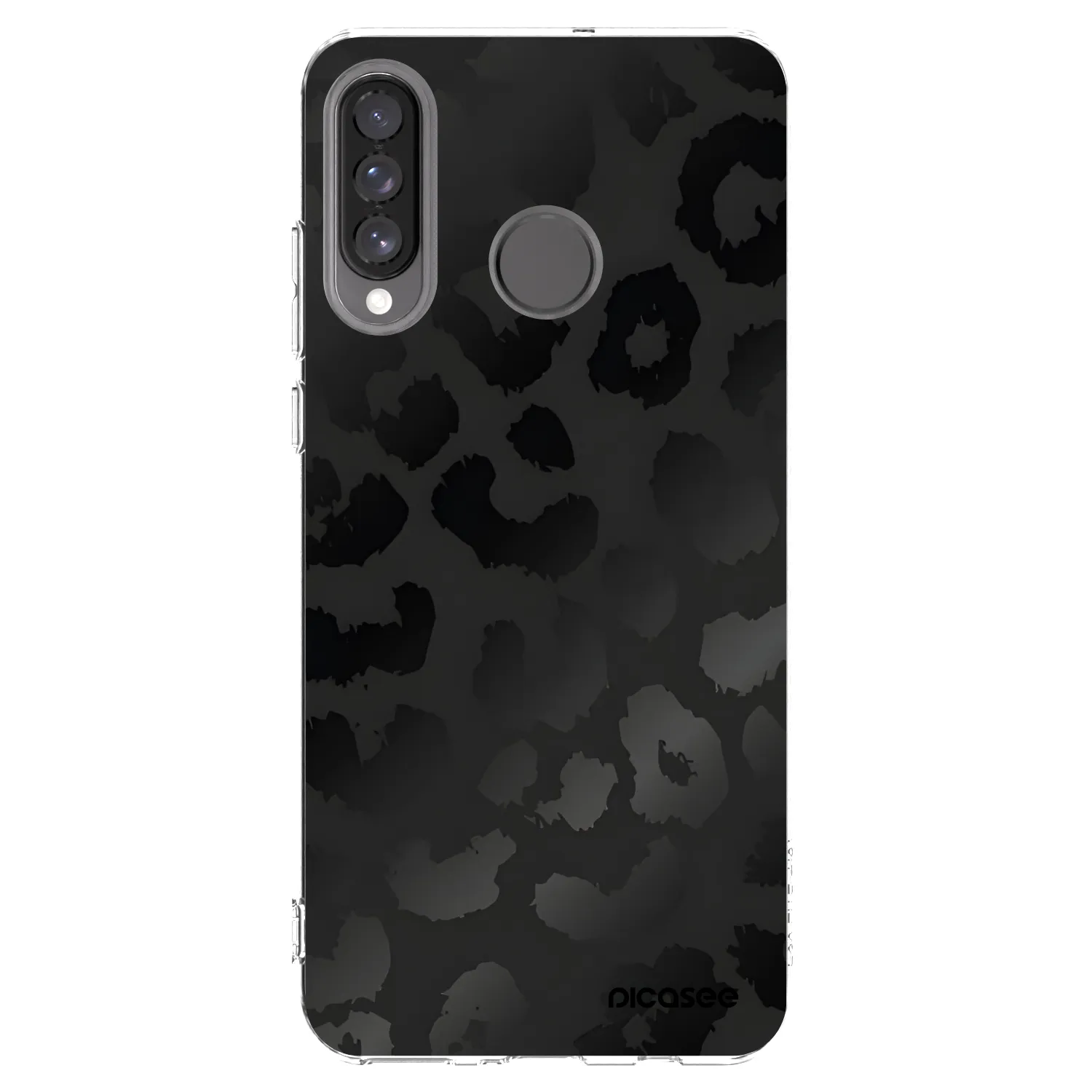 Picasee διαφανής θήκη σιλικόνης Huawei P30 Lite - Midnight Leopard