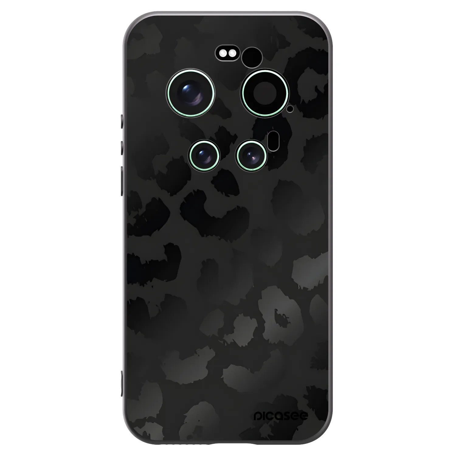 Picasee Μαύρη θήκη σιλικόνης για Xiaomi 17 Ultra - Midnight Leopard