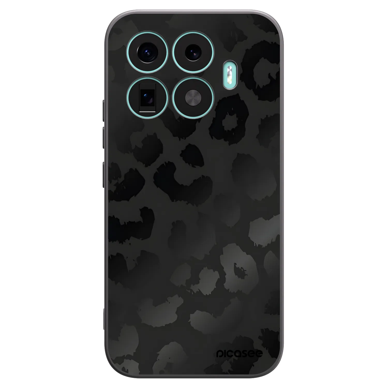 Picasee Μαύρη θήκη σιλικόνης για Xiaomi 17T - Midnight Leopard