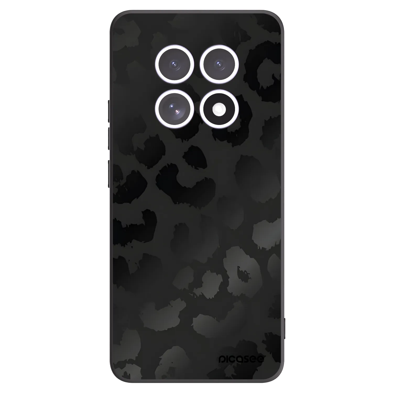 Picasee Μαύρη θήκη σιλικόνης για Xiaomi Redmi Note 15 5G - Midnight Leopard