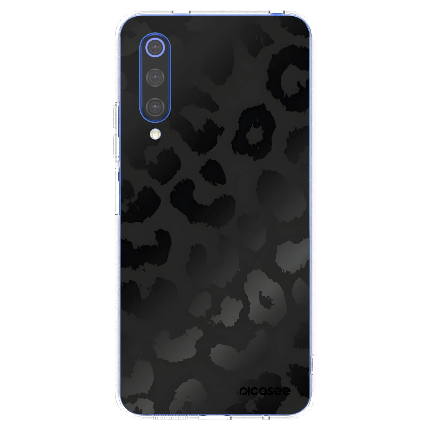Picasee διαφανής θήκη σιλικόνης Xiaomi Mi 9 SE - Midnight Leopard