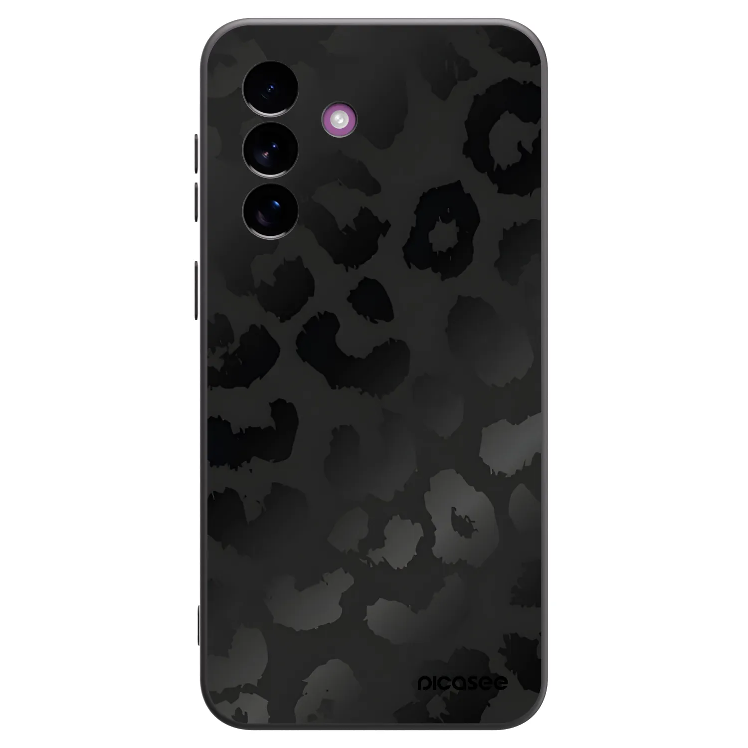 Picasee Μαύρη θήκη σιλικόνης για Samsung Galaxy A37 - Midnight Leopard