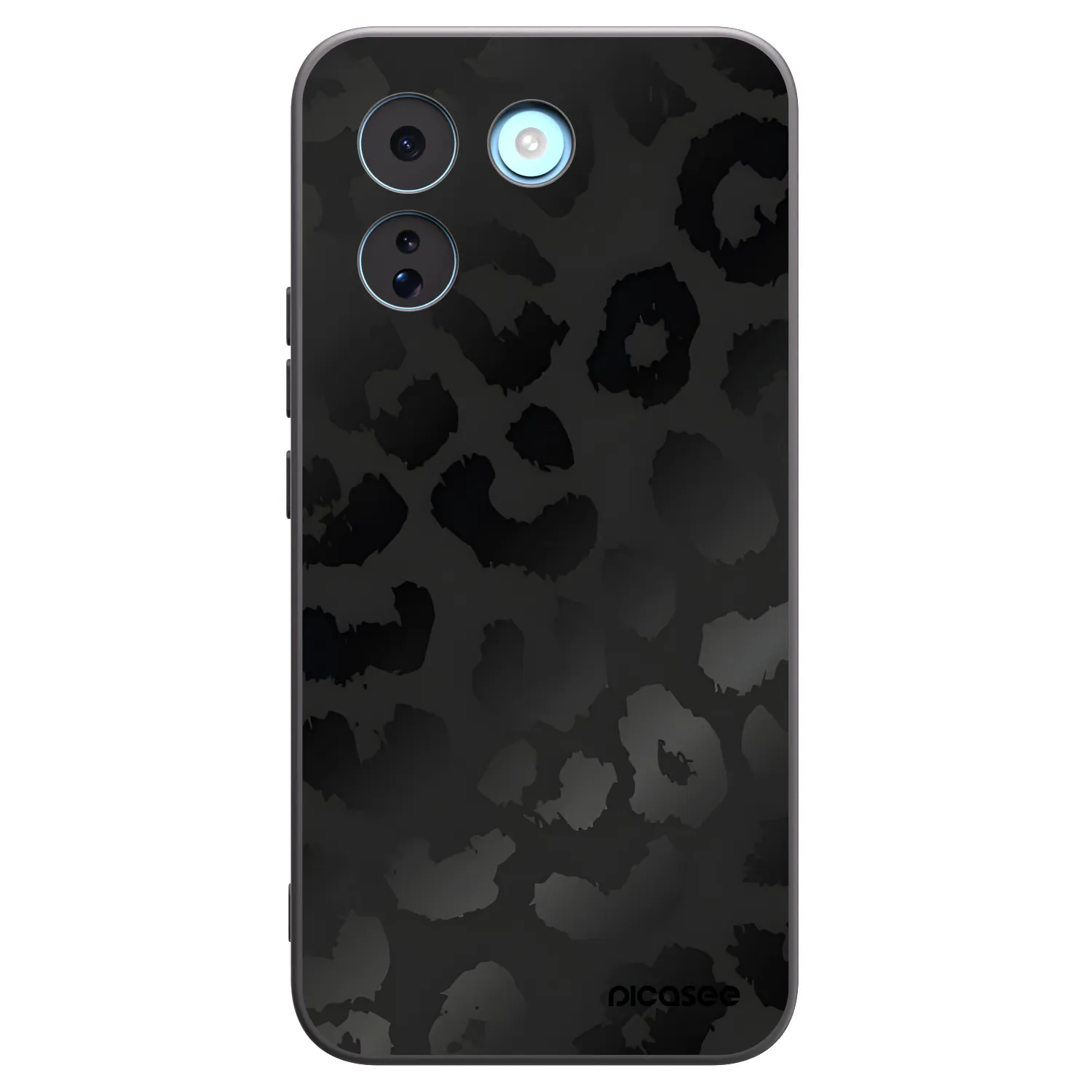 Picasee Μαύρη θήκη σιλικόνης για Xiaomi Redmi Note 17 Pro MAX 5G - Midnight Leopard