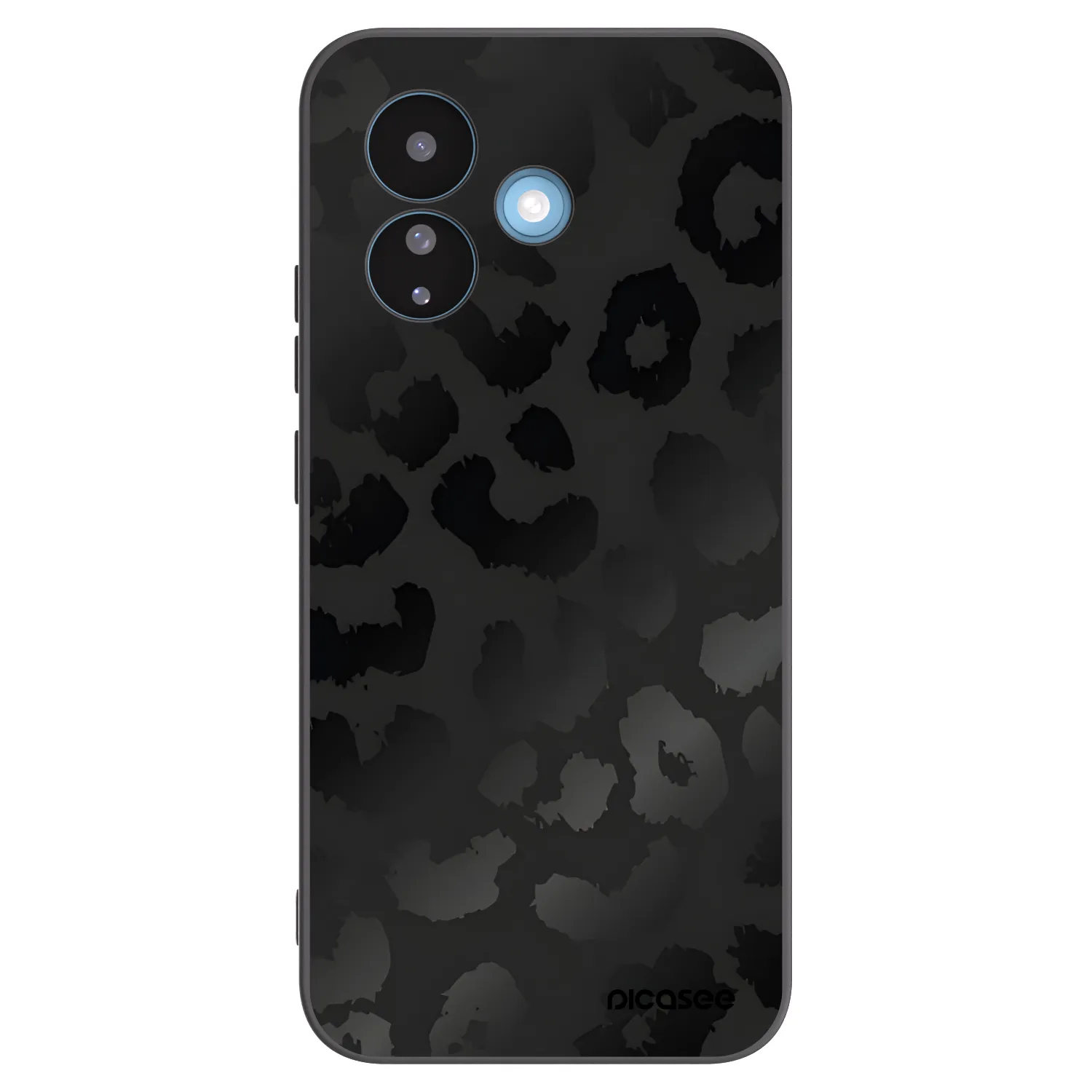Picasee Μαύρη θήκη σιλικόνης για Xiaomi Redmi Note 17 Pro 5G - Midnight Leopard