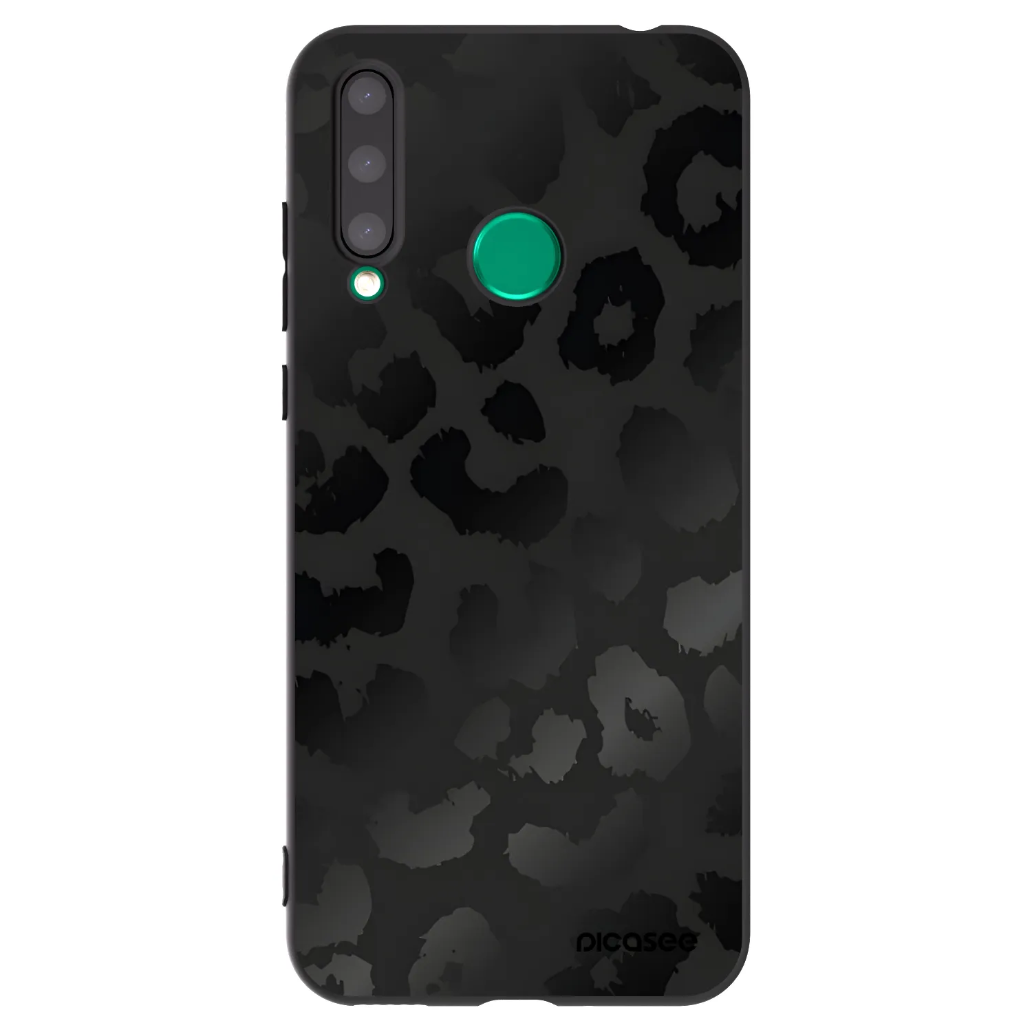 Picasee Μαύρη θήκη σιλικόνης για Honor 20 Lite - Midnight Leopard