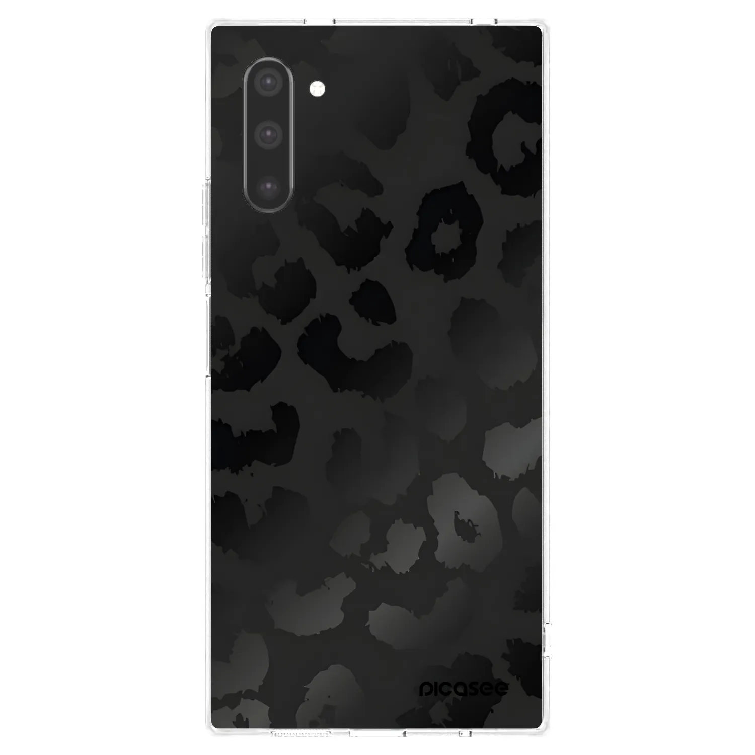 Picasee διαφανής θήκη σιλικόνης Samsung Galaxy Note 10 N970F - Midnight Leopard