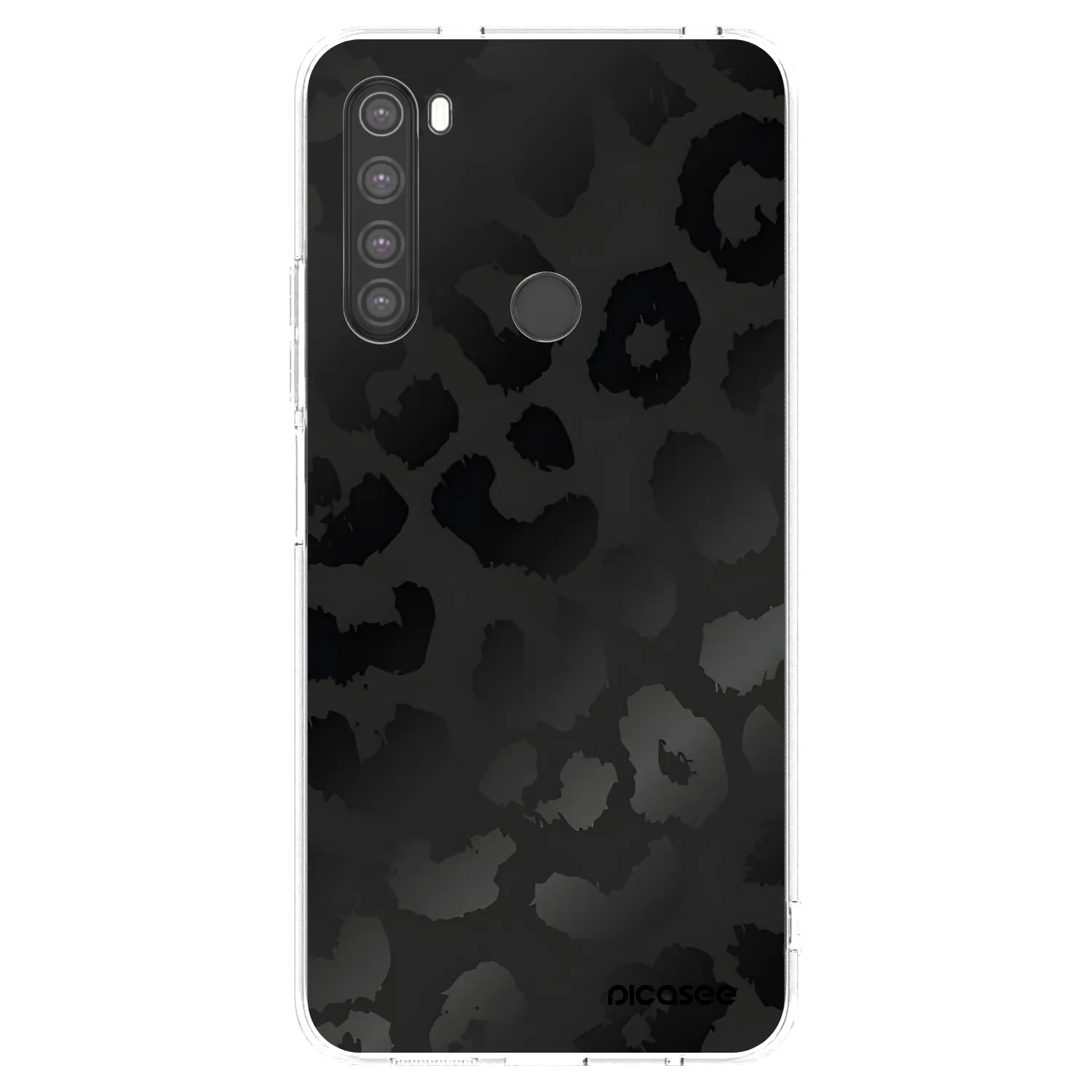 Picasee διαφανής θήκη σιλικόνης Xiaomi Redmi Note 8 - Midnight Leopard