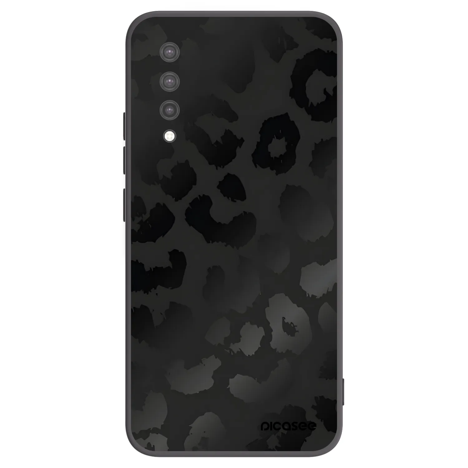 Picasee Μαύρη θήκη σιλικόνης για Xiaomi Mi 9 Lite - Midnight Leopard
