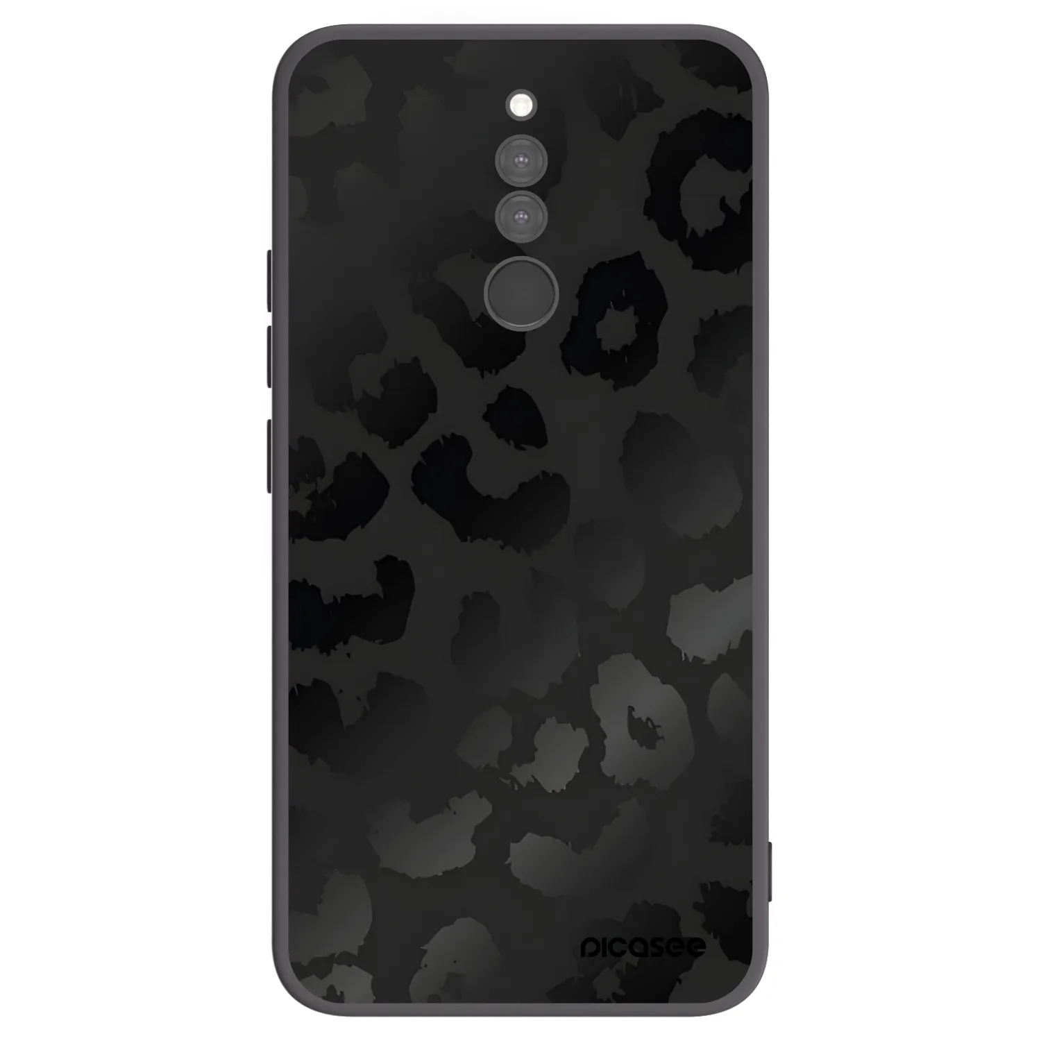 Picasee Μαύρη θήκη σιλικόνης για Xiaomi Redmi 8 - Midnight Leopard