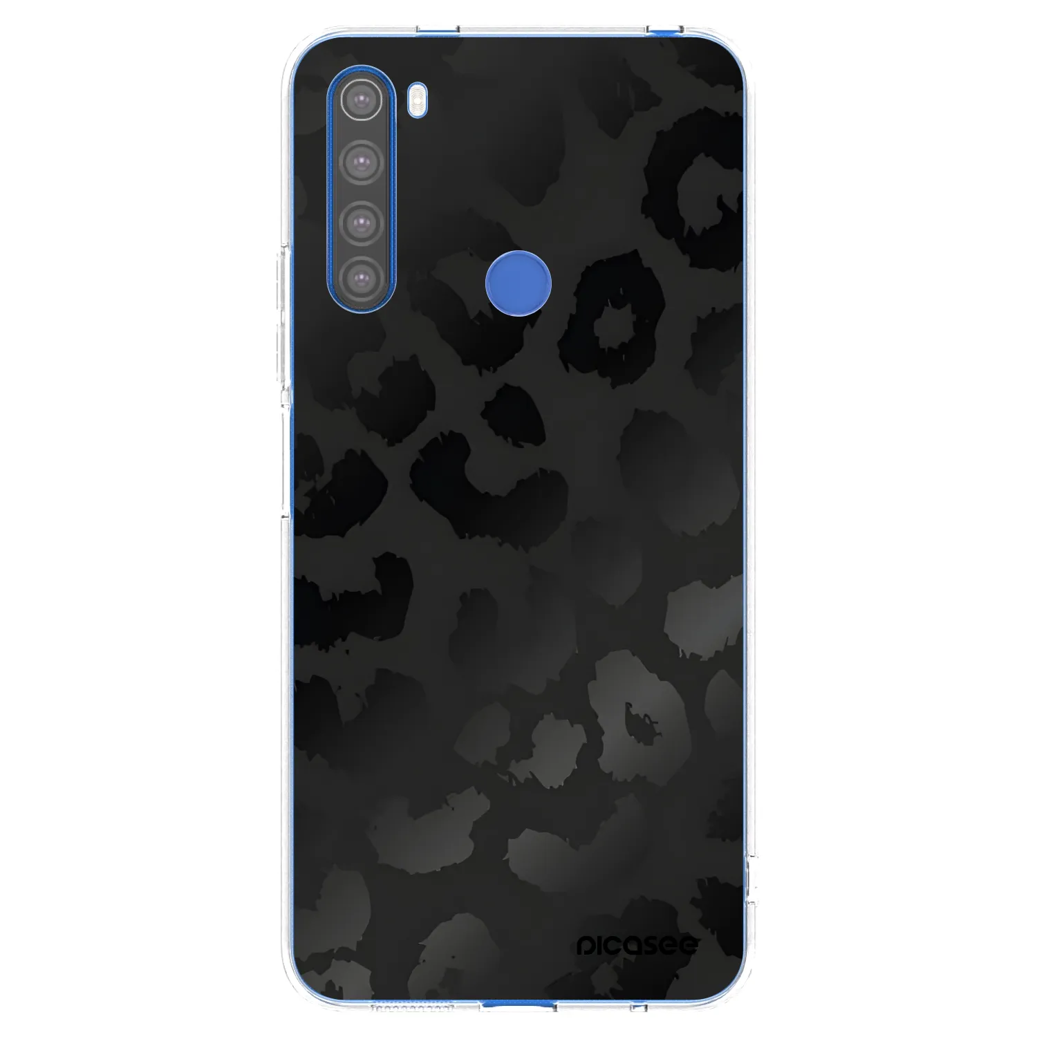Picasee διαφανής θήκη σιλικόνης Xiaomi Redmi Note 8T - Midnight Leopard