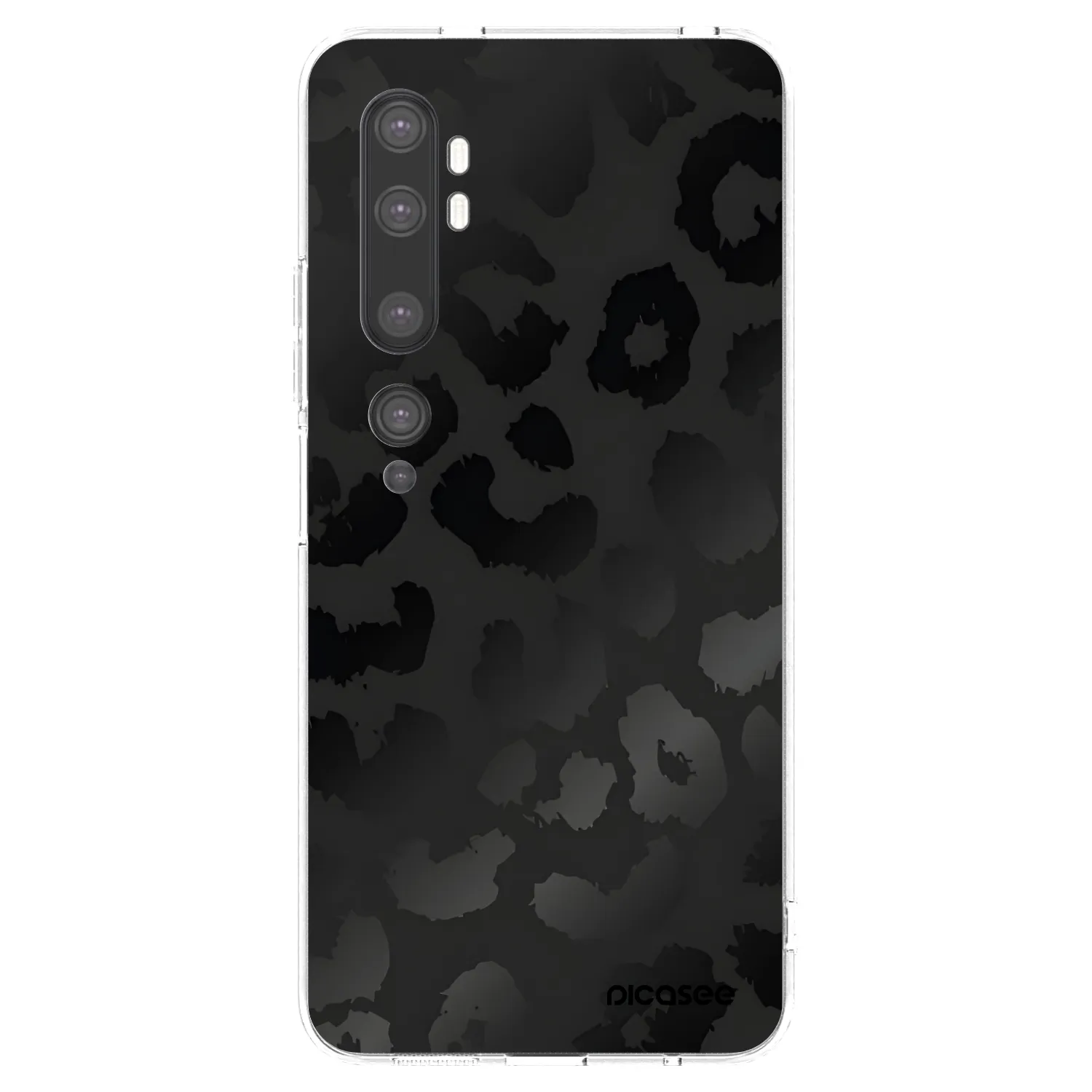Picasee διαφανής θήκη σιλικόνης Xiaomi Mi Note 10 (Pro) - Midnight Leopard