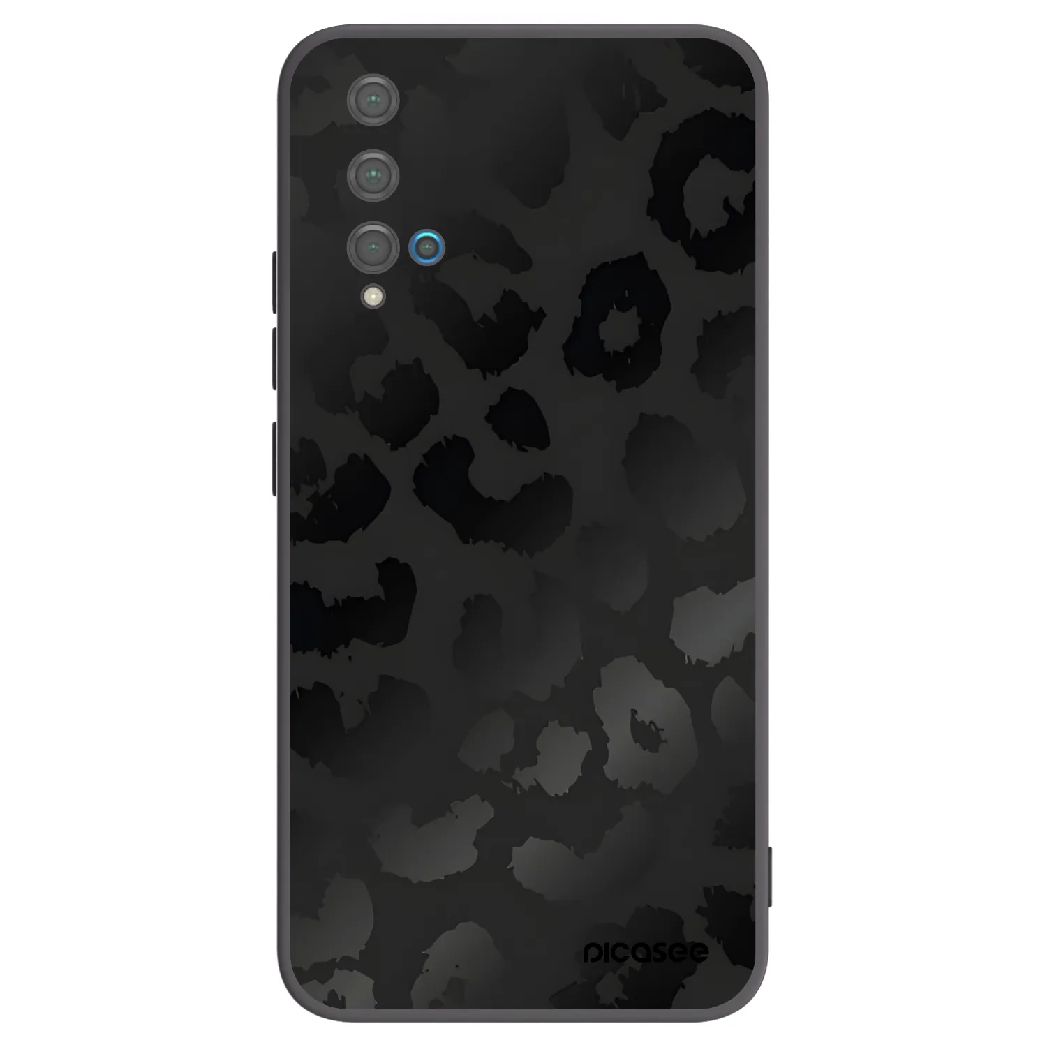 Picasee Μαύρη θήκη σιλικόνης για Huawei Nova 5T - Midnight Leopard