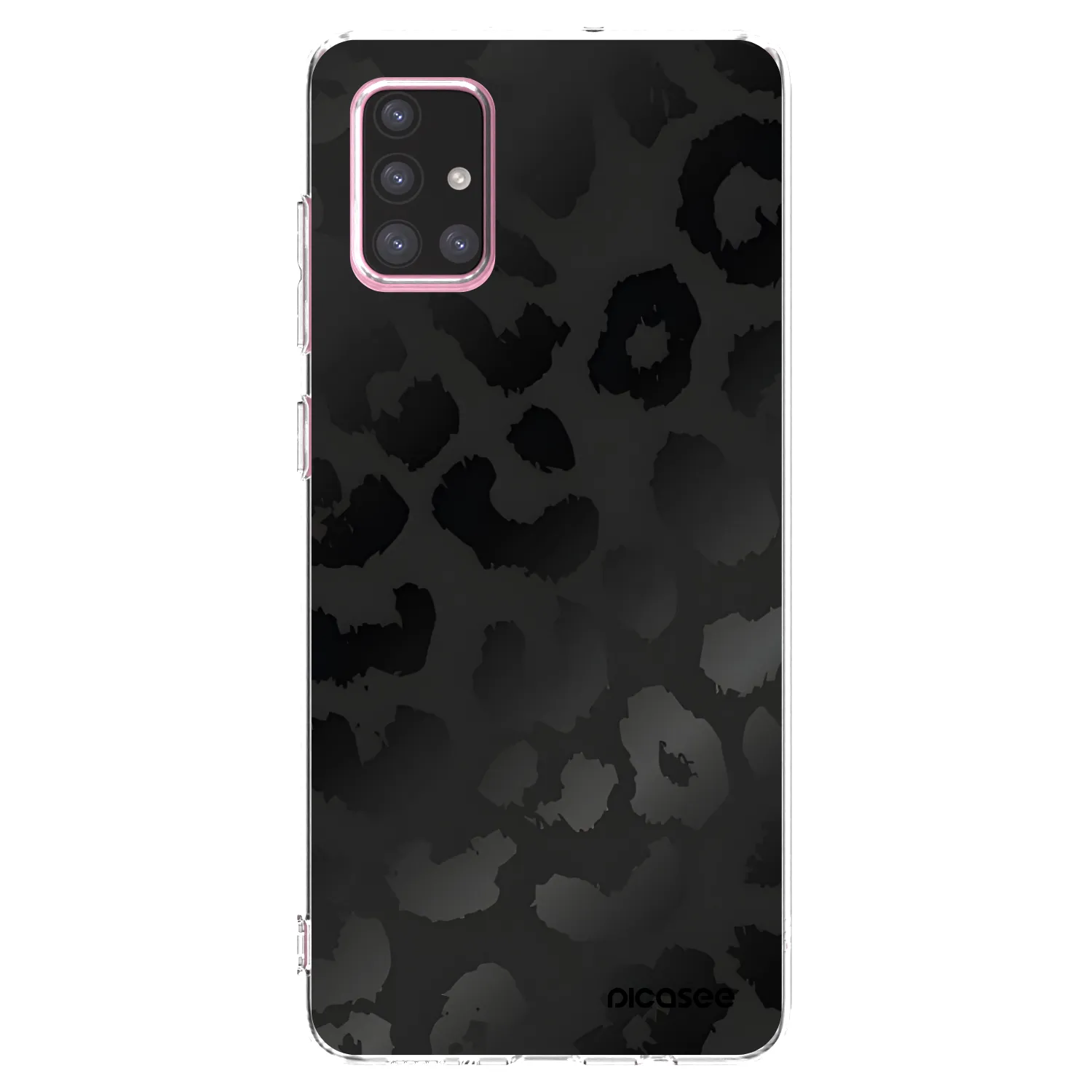 Picasee διαφανής θήκη σιλικόνης Samsung Galaxy A71 A715F - Midnight Leopard